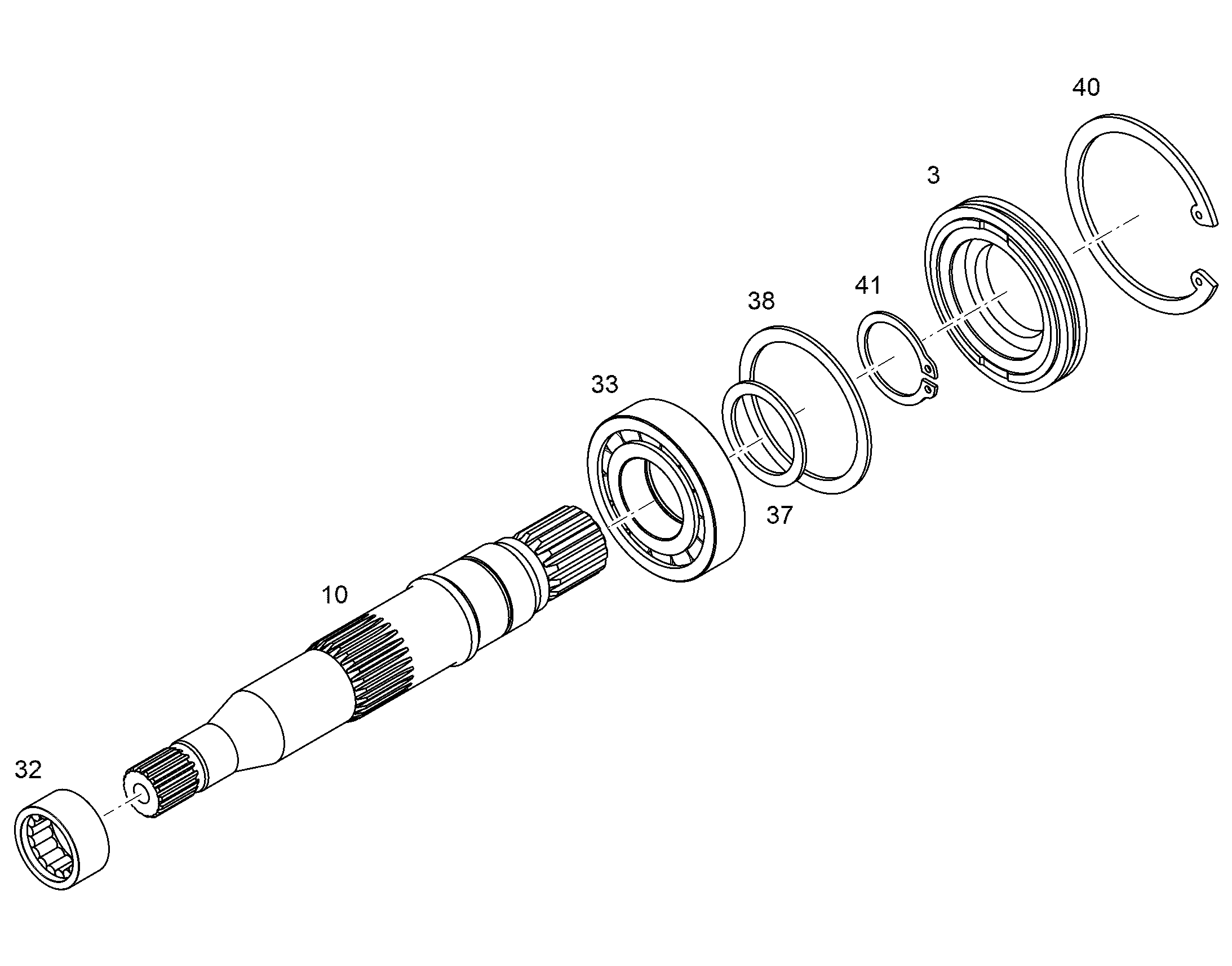 ЗАПОРНОЕ КОЛЬЦО ПРЕДСОБР NG 045 12879538 LIEBHERR