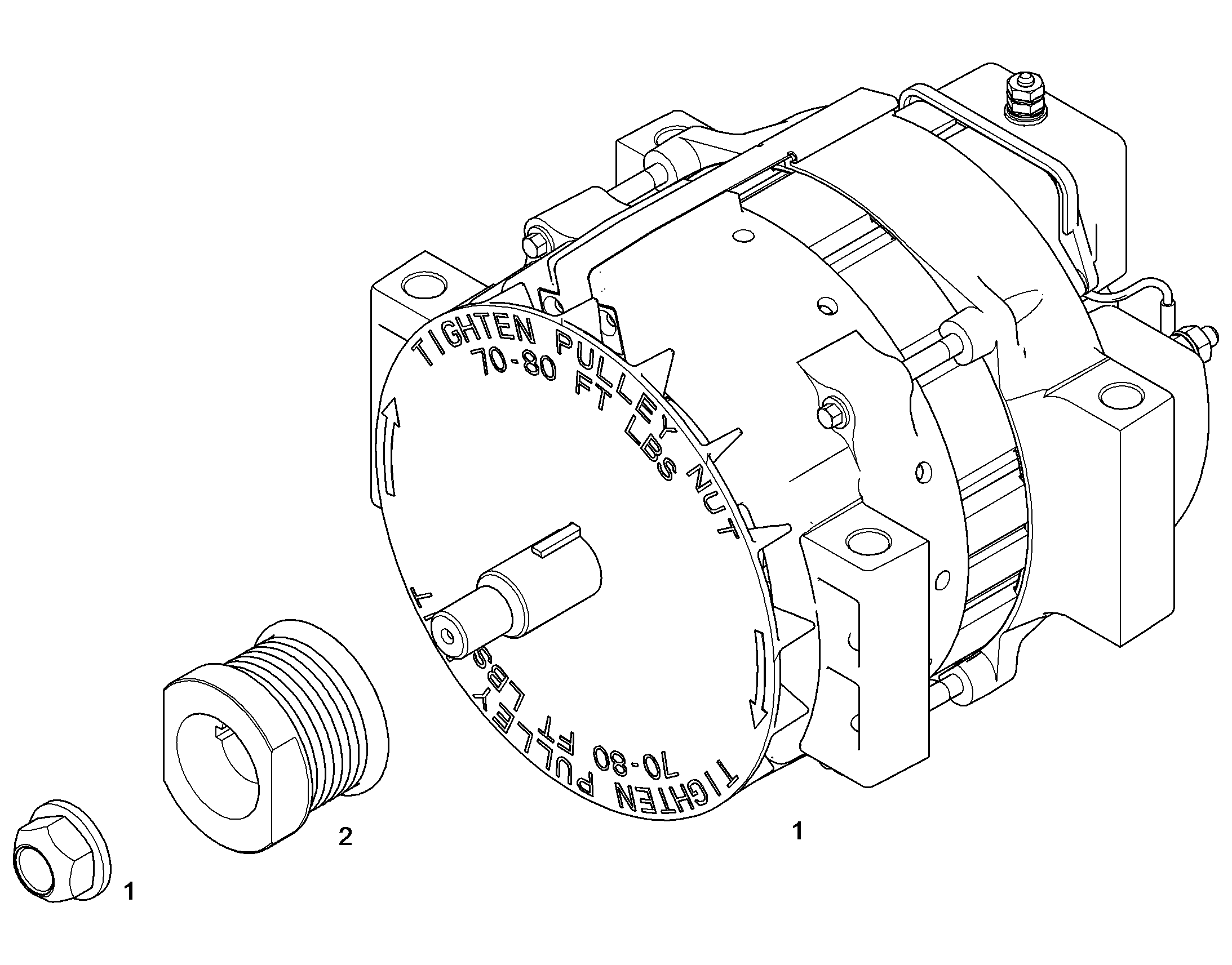 ШКИВ РЕМЕННЫЙ 8PKd=51,7 10125455 LIEBHERR