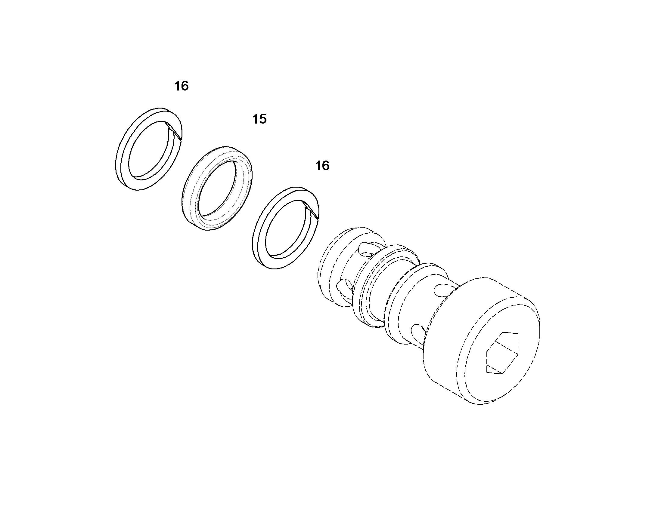 КОЛЬЦО ЗАКРЫТОЕ ОПОРНОЕ 8,7/11,75X1 10469920 LIEBHERR