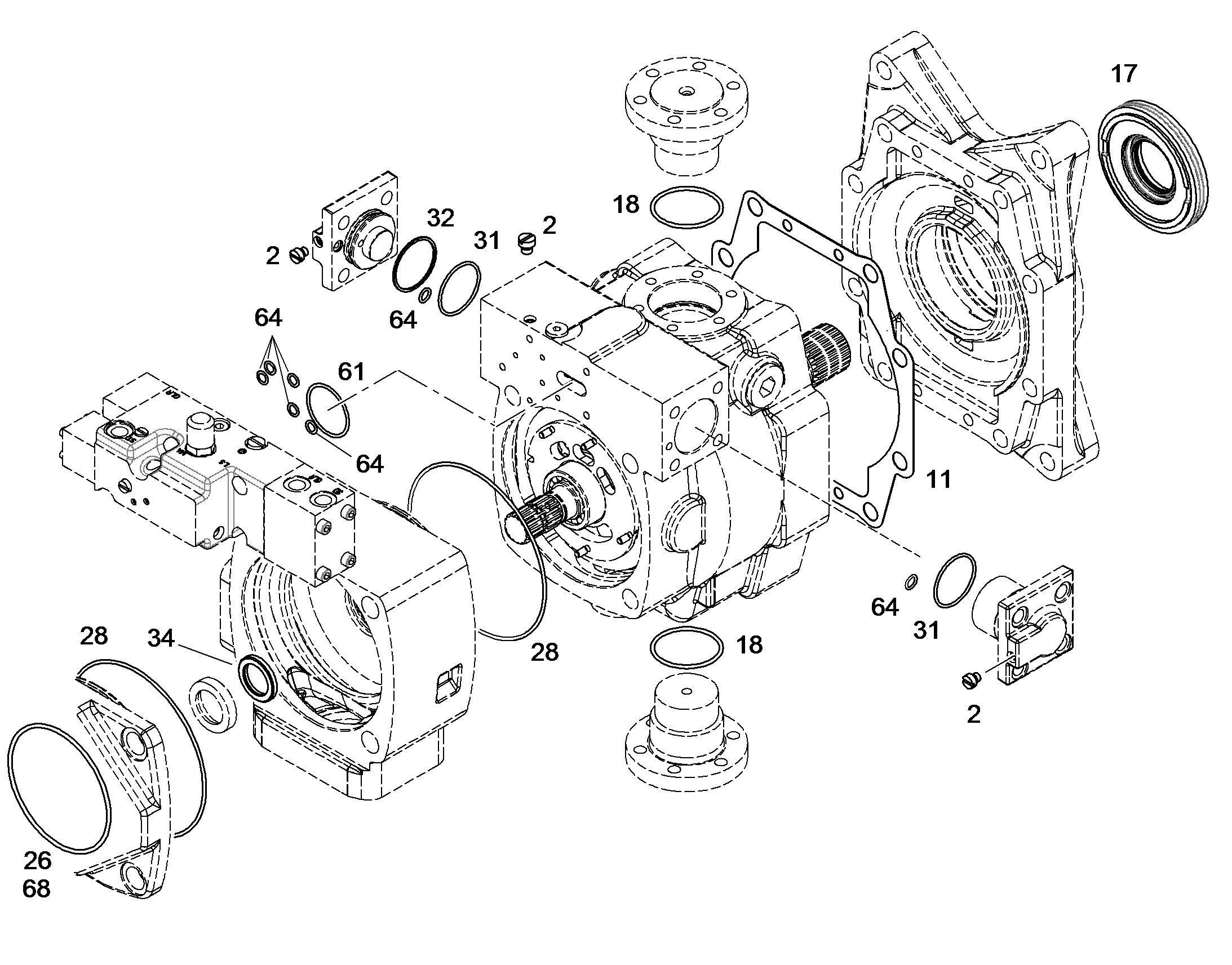 УПЛОТНИТЕЛЬНОЕ КОЛЬЦО 63,10X2,62 10028676 LIEBHERR