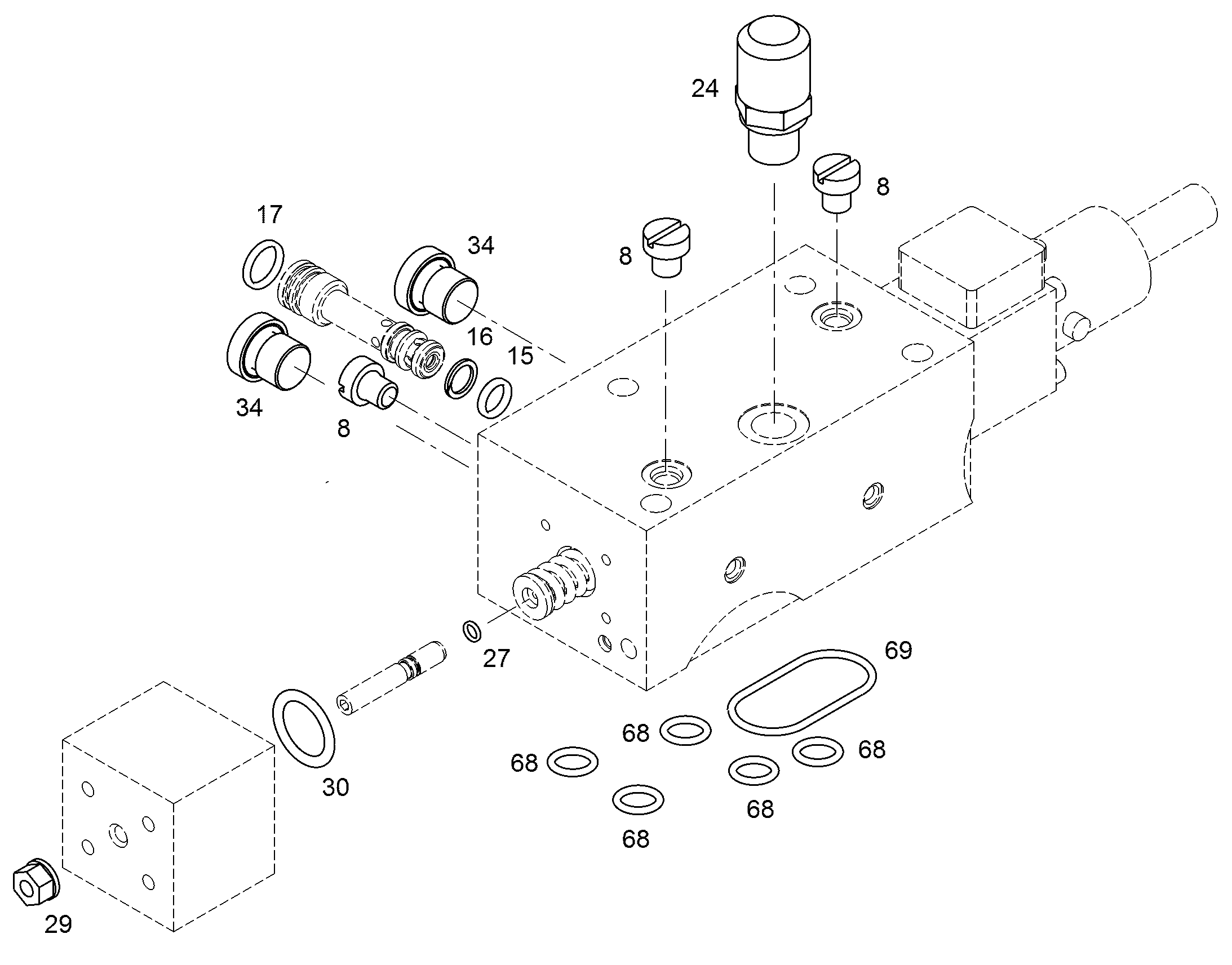 УПЛОТНИТЕЛЬНОЕ КОЛЬЦО ISO 3601-1 7,59X2,62 7381965 LIEBHERR