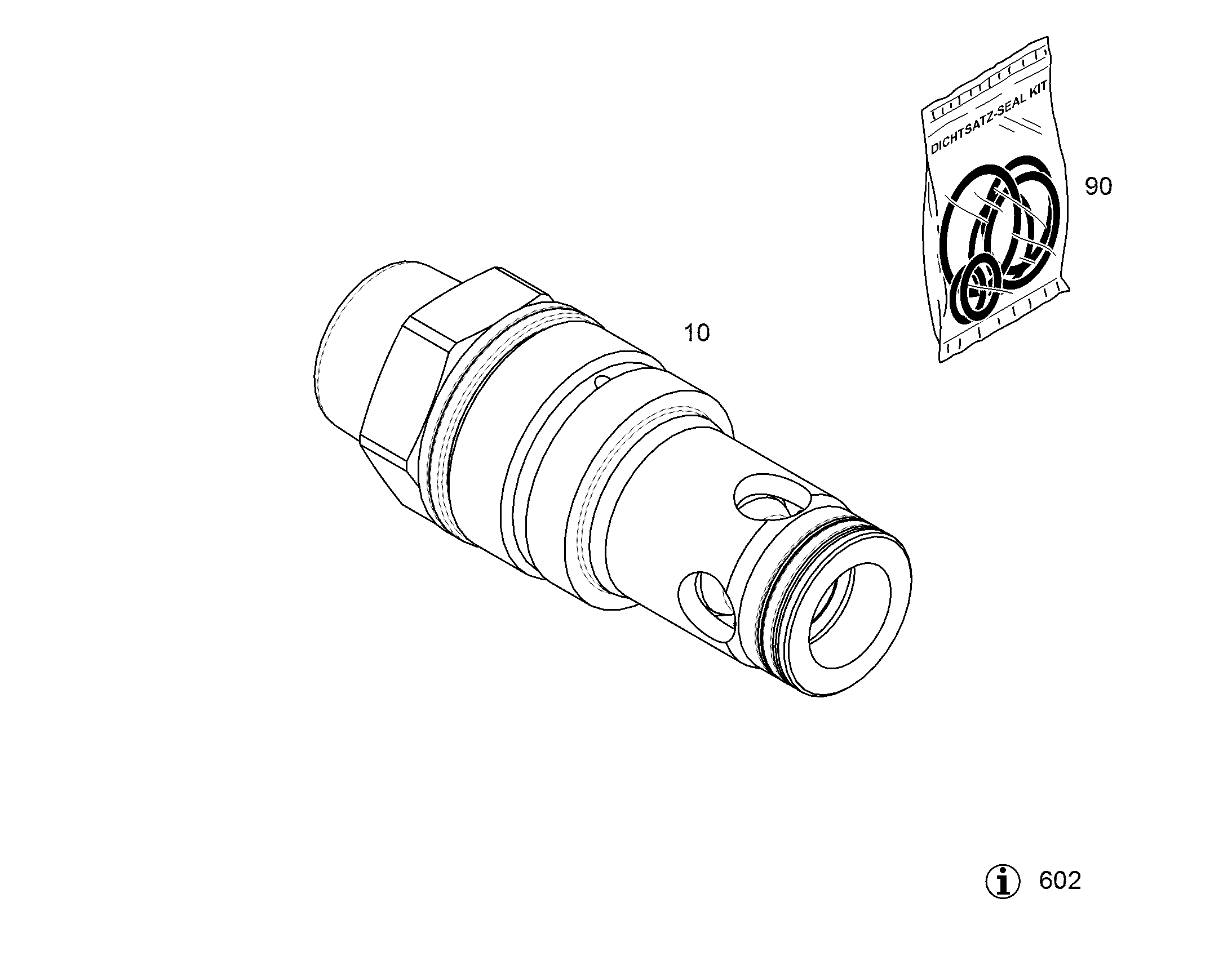 КОМПЛЕКТ УПЛОТНЕНИЙ 10412749 LIEBHERR