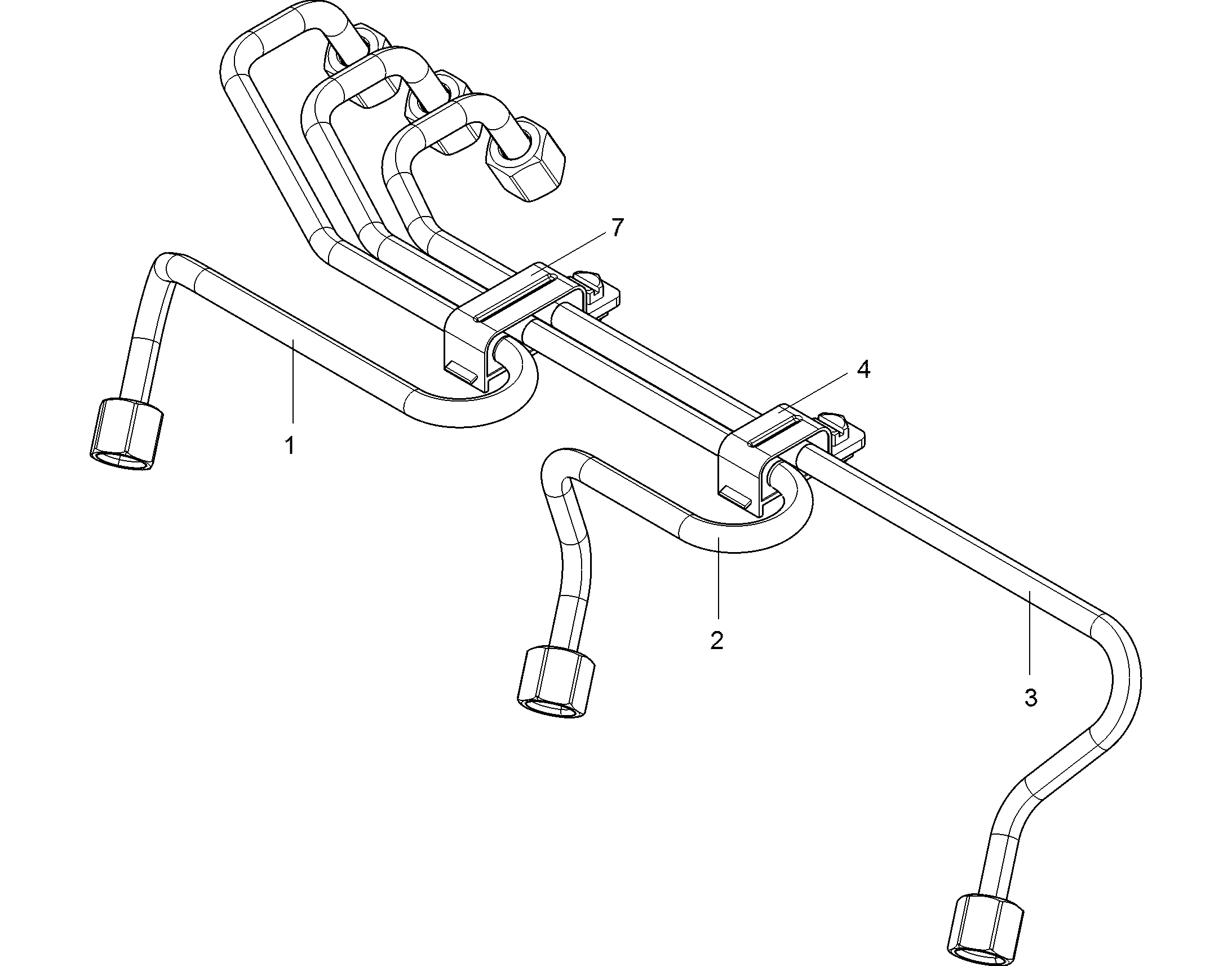 СКОБА ДЛЯ КРЕПЛЕНИЯ ТРУБЫ d=8 10449894 LIEBHERR