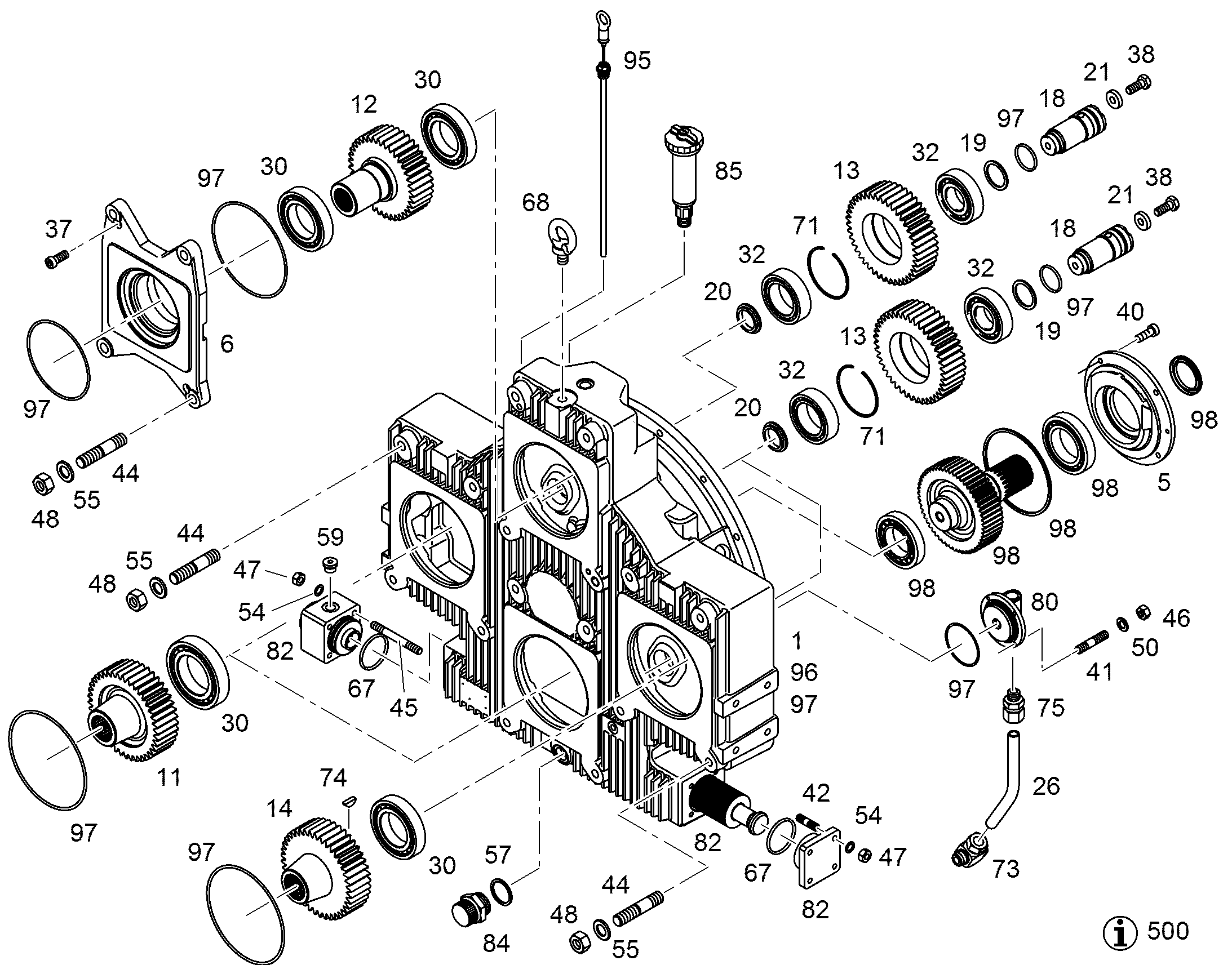 ТЕПЛООБМЕННИК 5700169 LIEBHERR