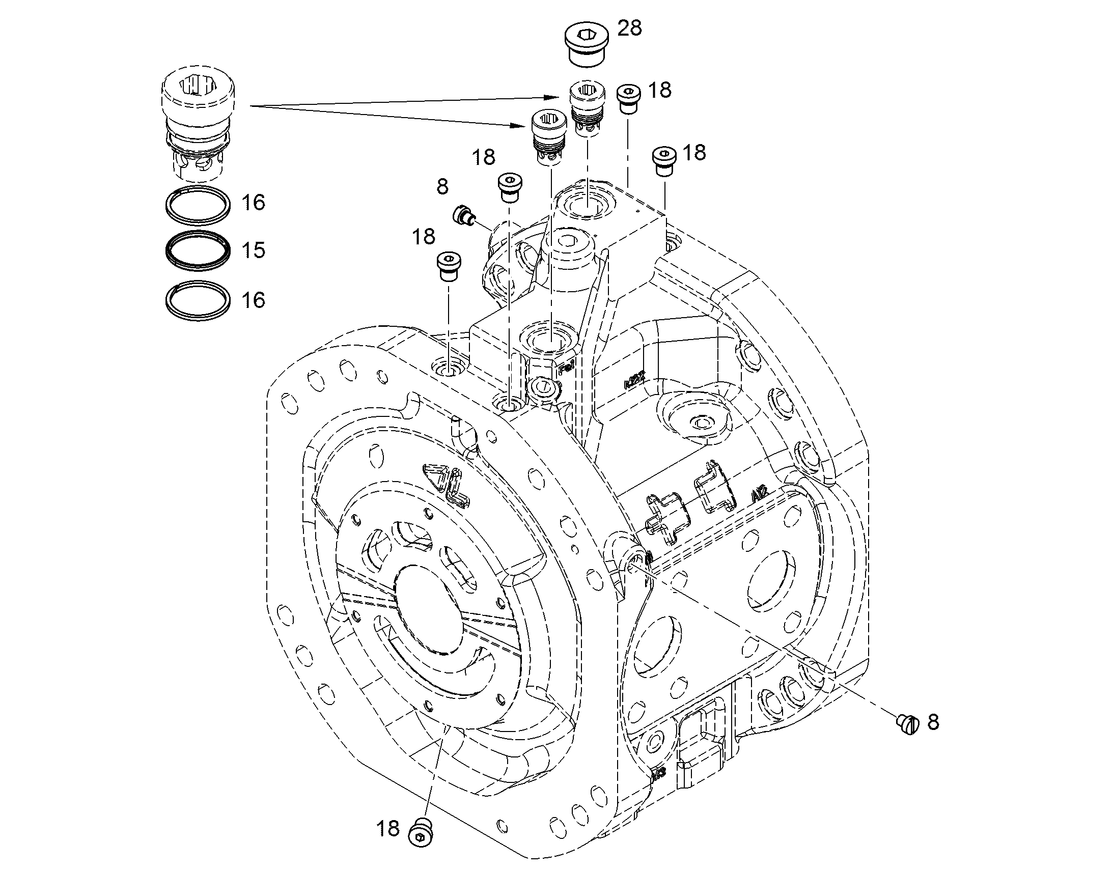 УПЛОТНИТЕЛЬНОЕ КОЛЬЦО ISO 3601-1 20,35X1,78 7382139 LIEBHERR