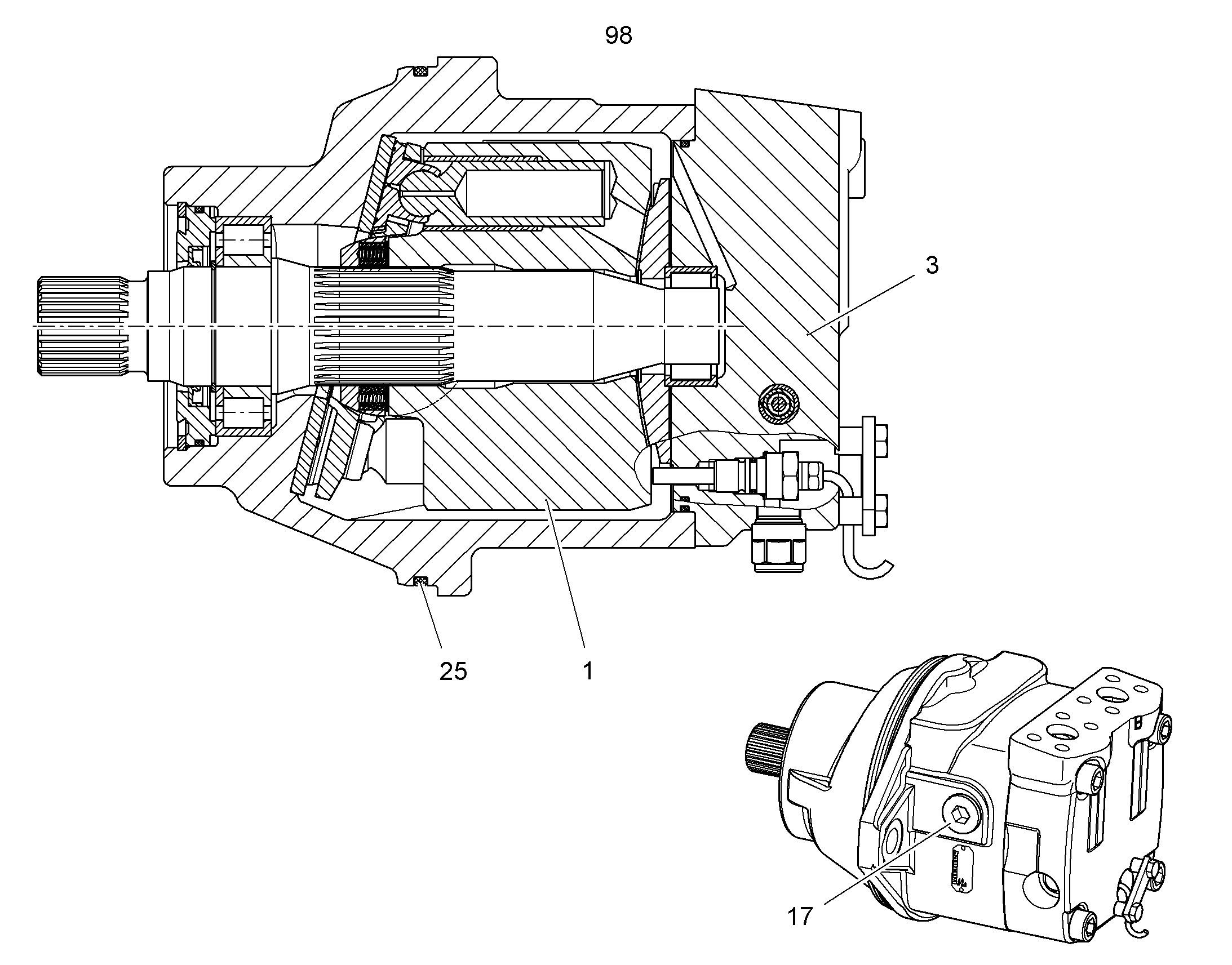 КОМПЛЕКТ УПЛОТНЕНИЙ NG 225-250 9267945 LIEBHERR