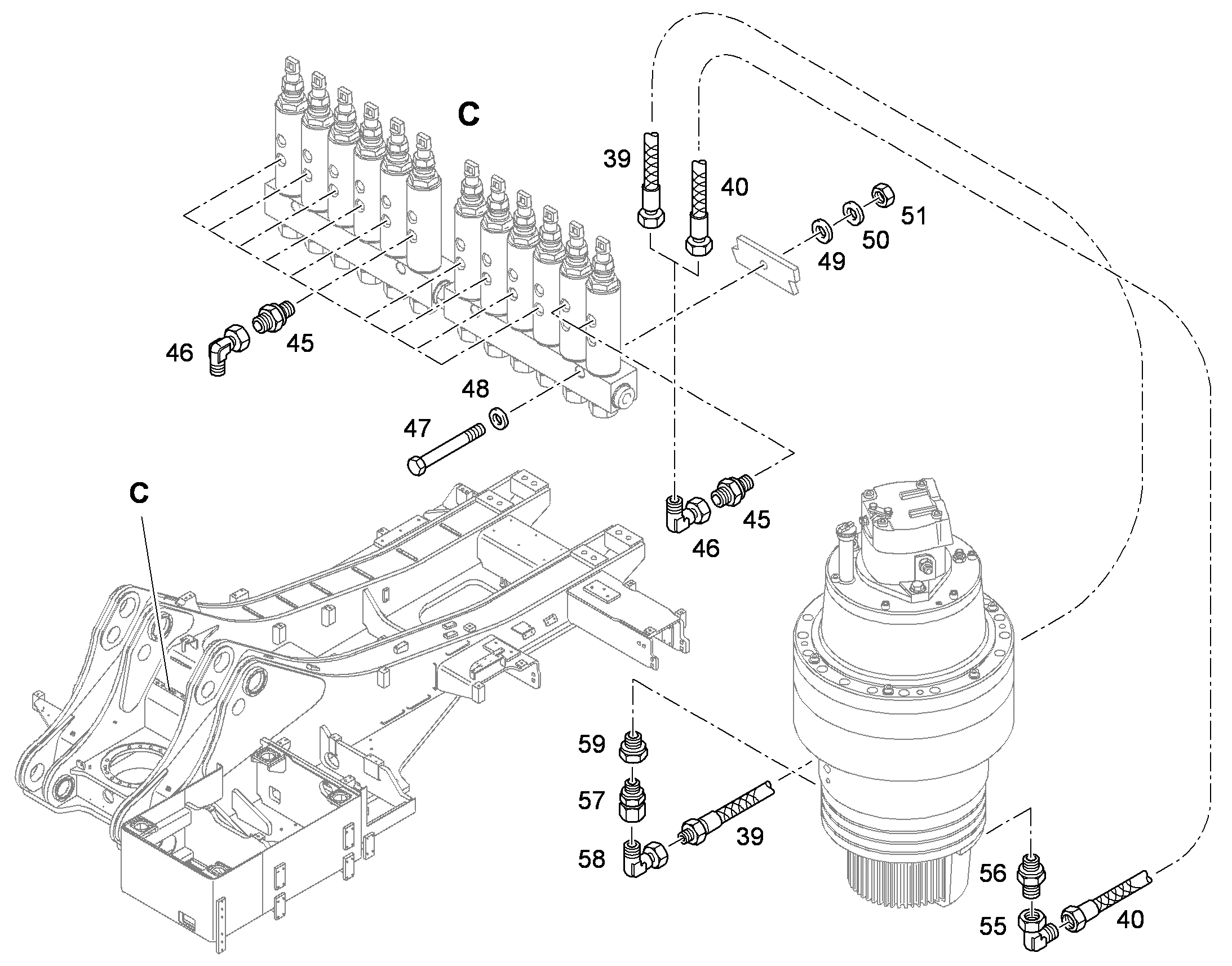 СОЕДИНЕНИЕ РЕЗЬБОВОЕ GE 6L M12X1,5 10000277 LIEBHERR