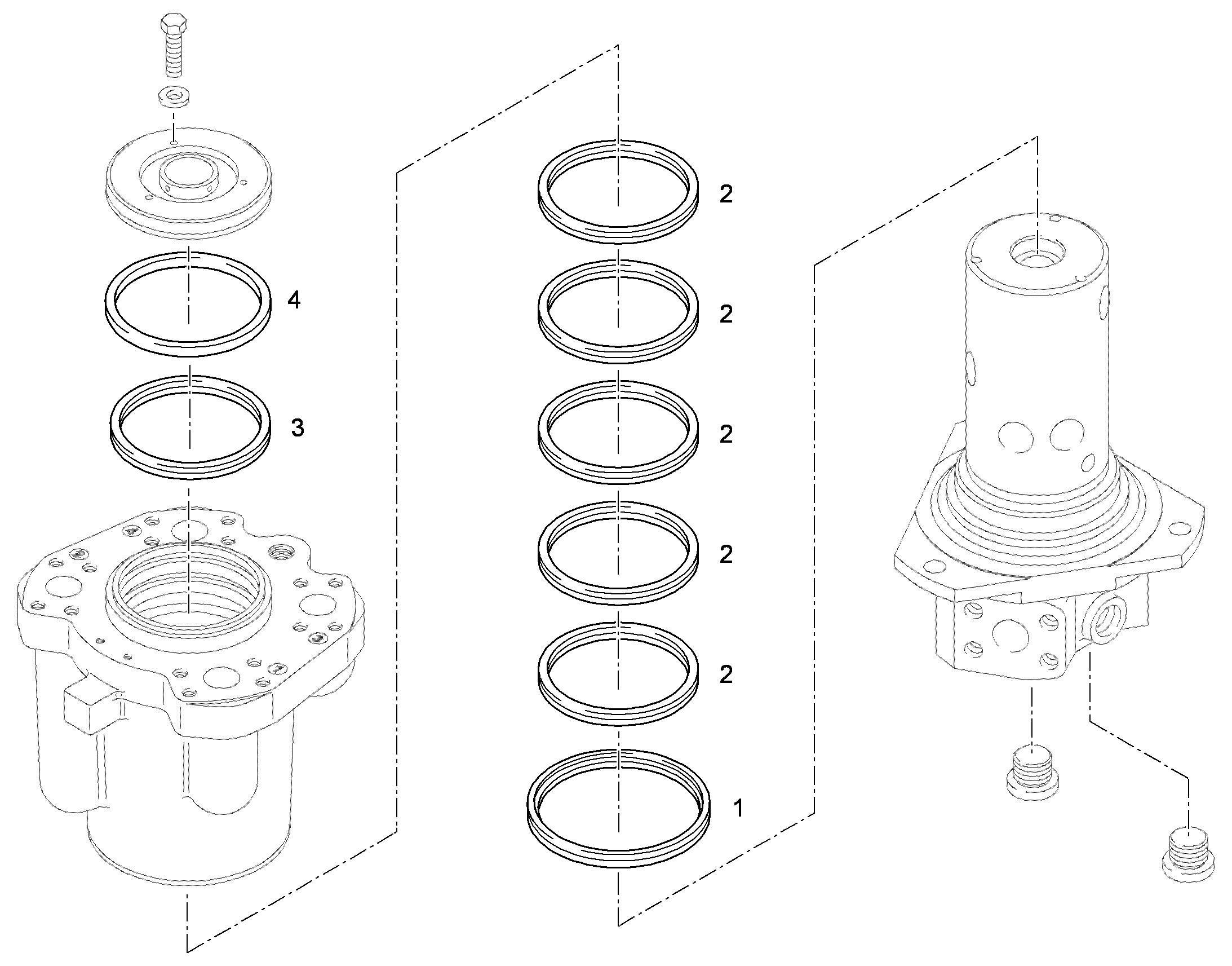 КОЛЬЦО ФЕТРОВОЕ 139/159X12 7016180 LIEBHERR