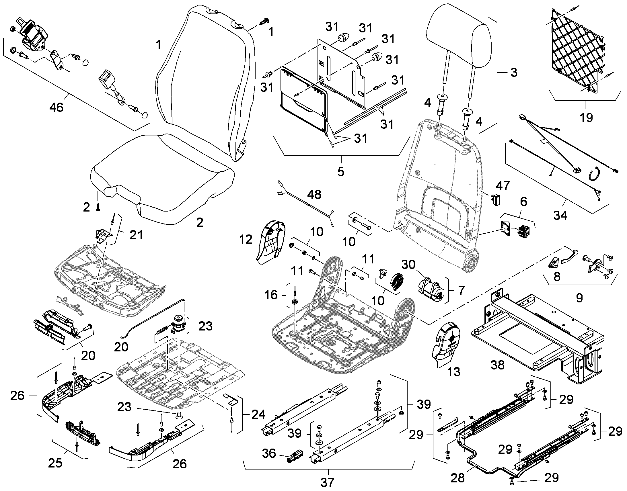 ДЕТАЛИ КРЕПЛЕНИЯ 10652064 LIEBHERR
