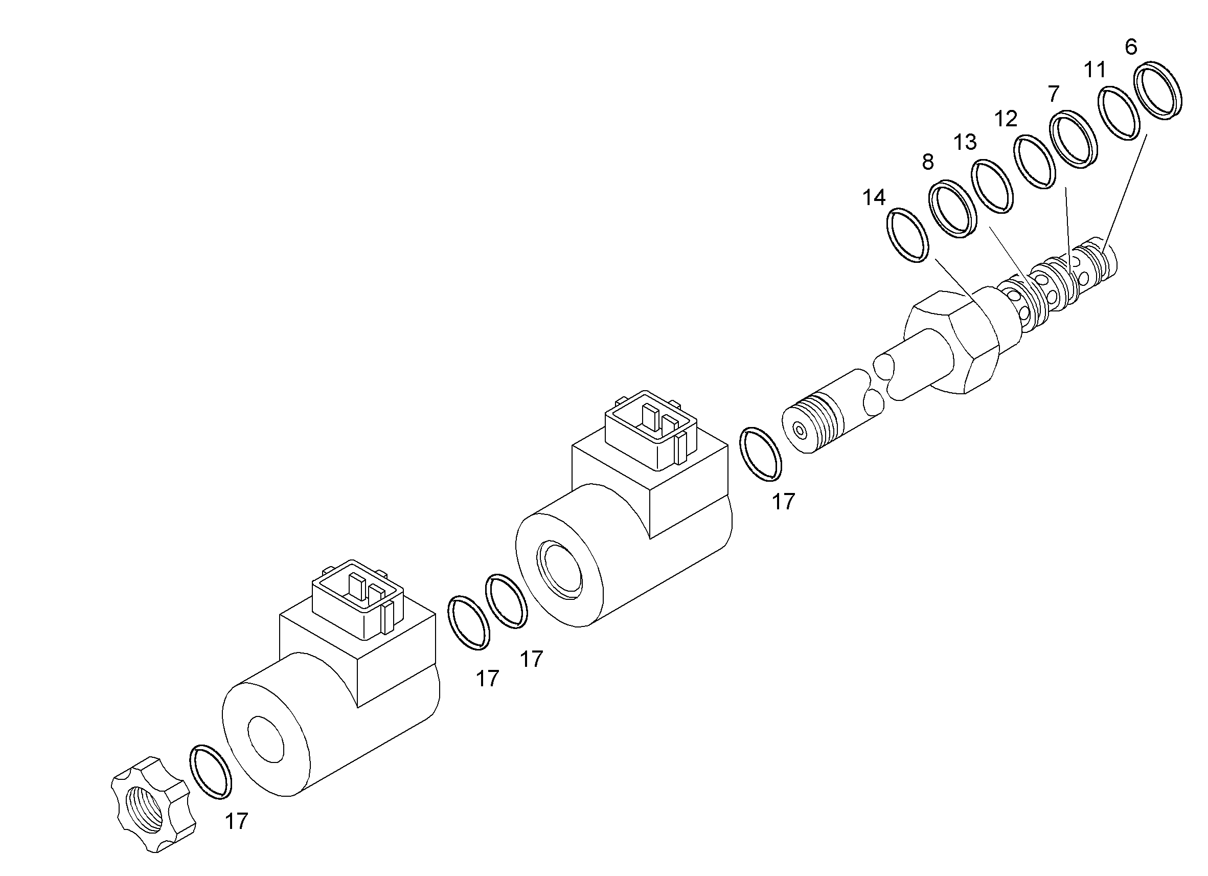 ЗАЩИТНОЕ КОЛЬЦО 10,7/13,6X1 7023928 LIEBHERR