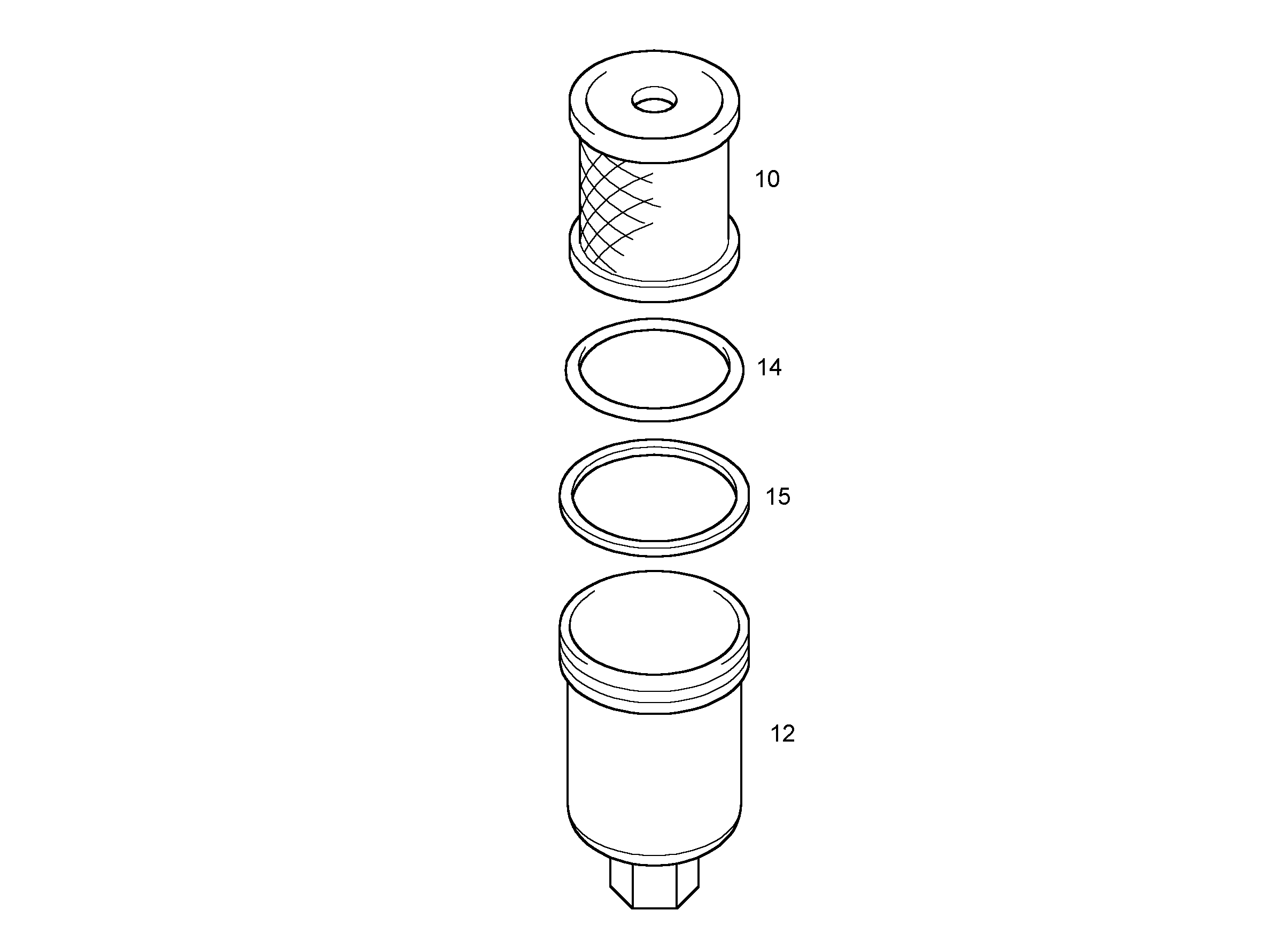 ФИЛЬТРУЮЩИЙ ЭЛЕМЕНТ 20µm 10037617 LIEBHERR