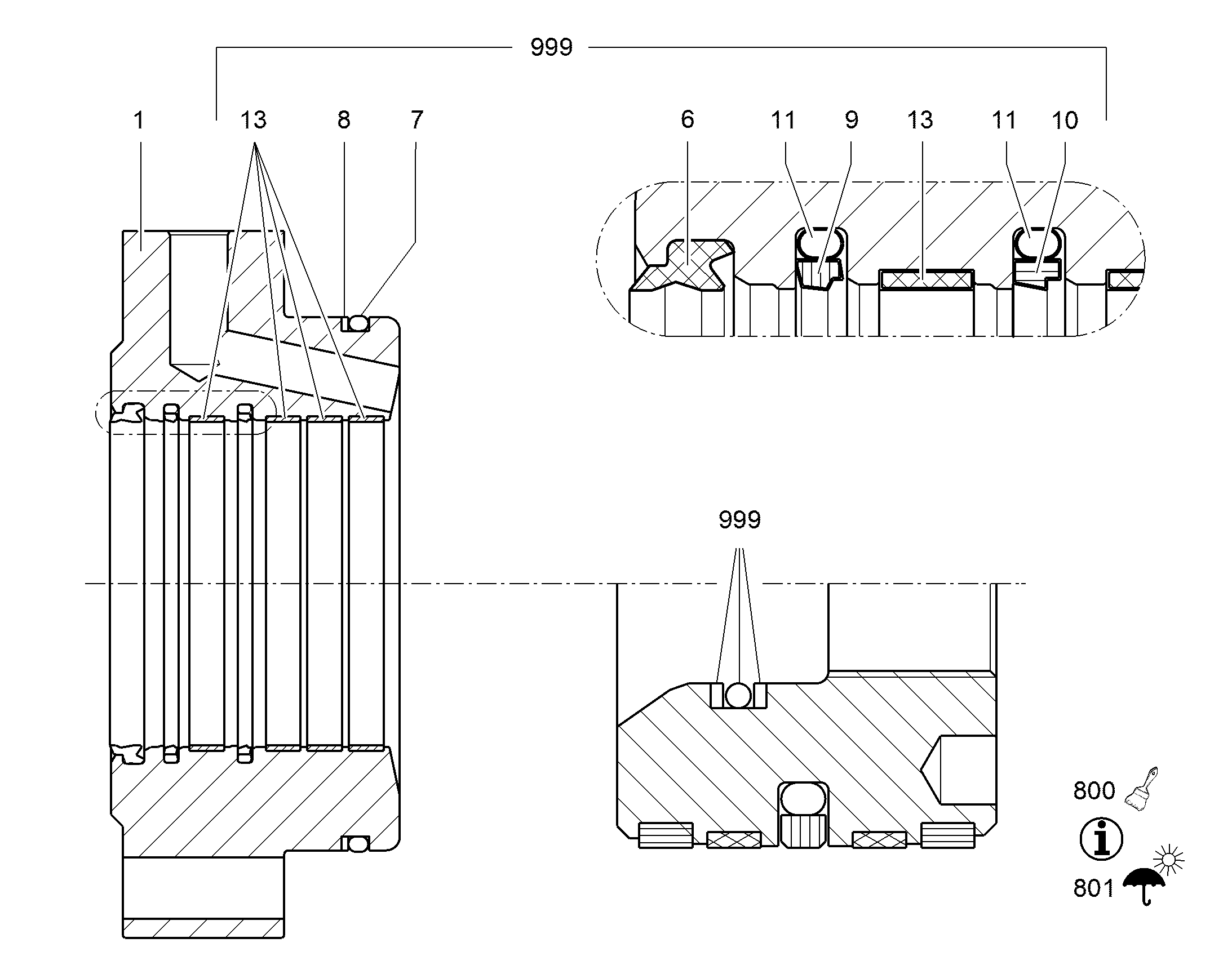 УПЛОТНЕНИЕ 140 7014158 LIEBHERR