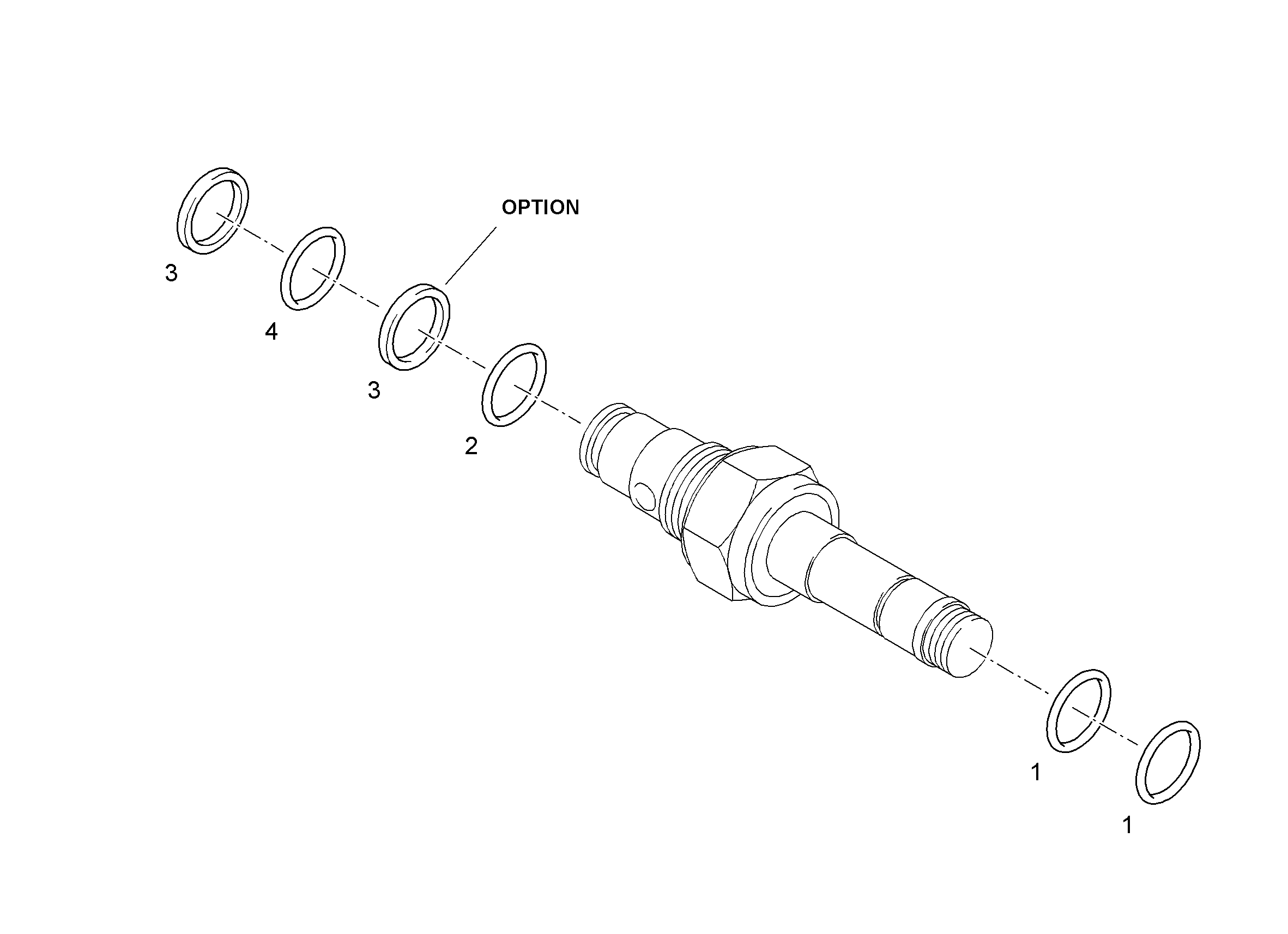 ЗАЩИТНОЕ КОЛЬЦО 9,70/12,70X1,40 10008496 LIEBHERR
