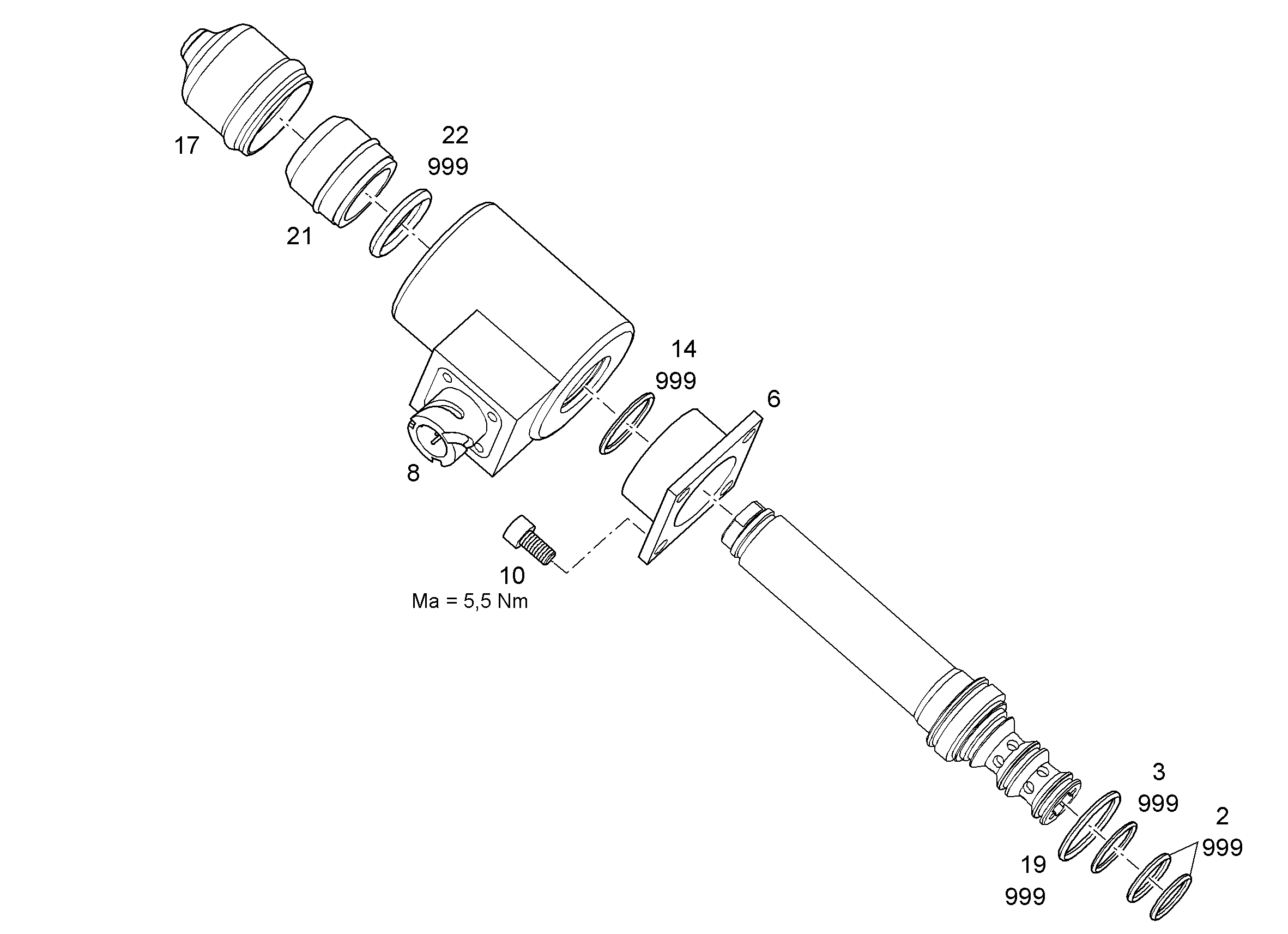 КАТУШКА ВОЗБУЖДЕНИЯ 6202735 LIEBHERR