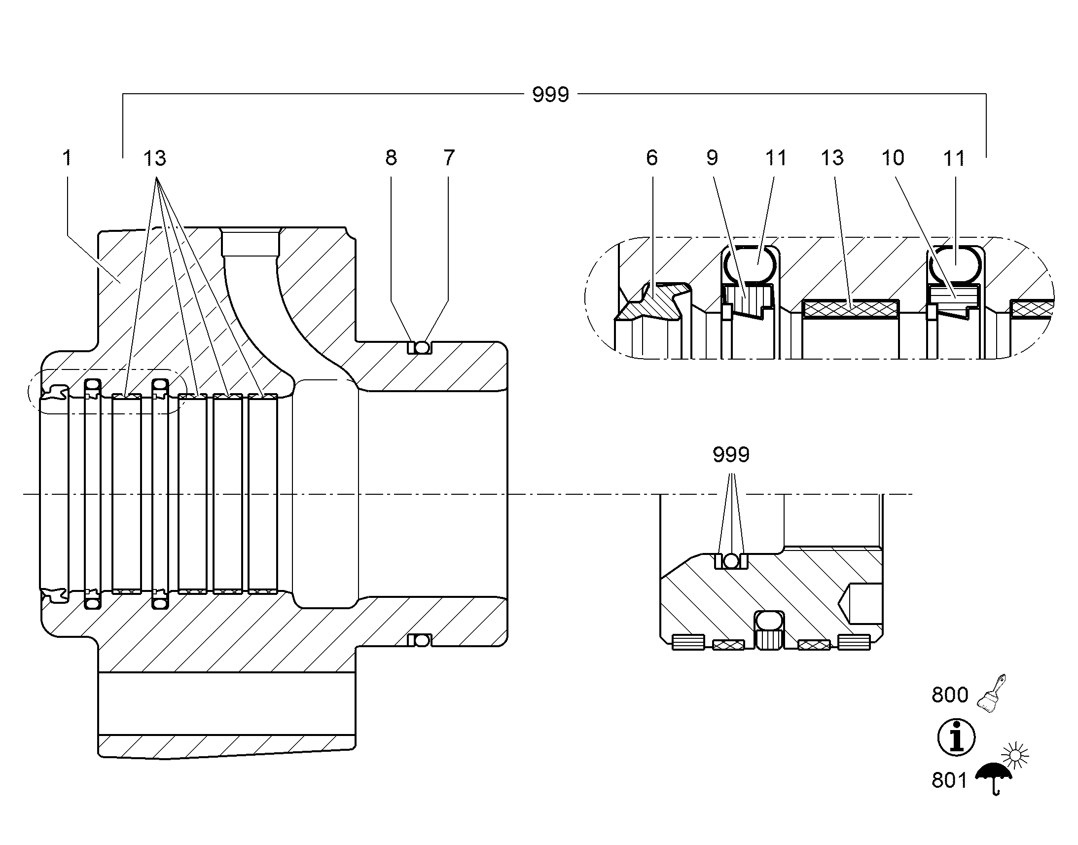 УПЛОТНЕНИЕ 267,3X9,5 10004023 LIEBHERR