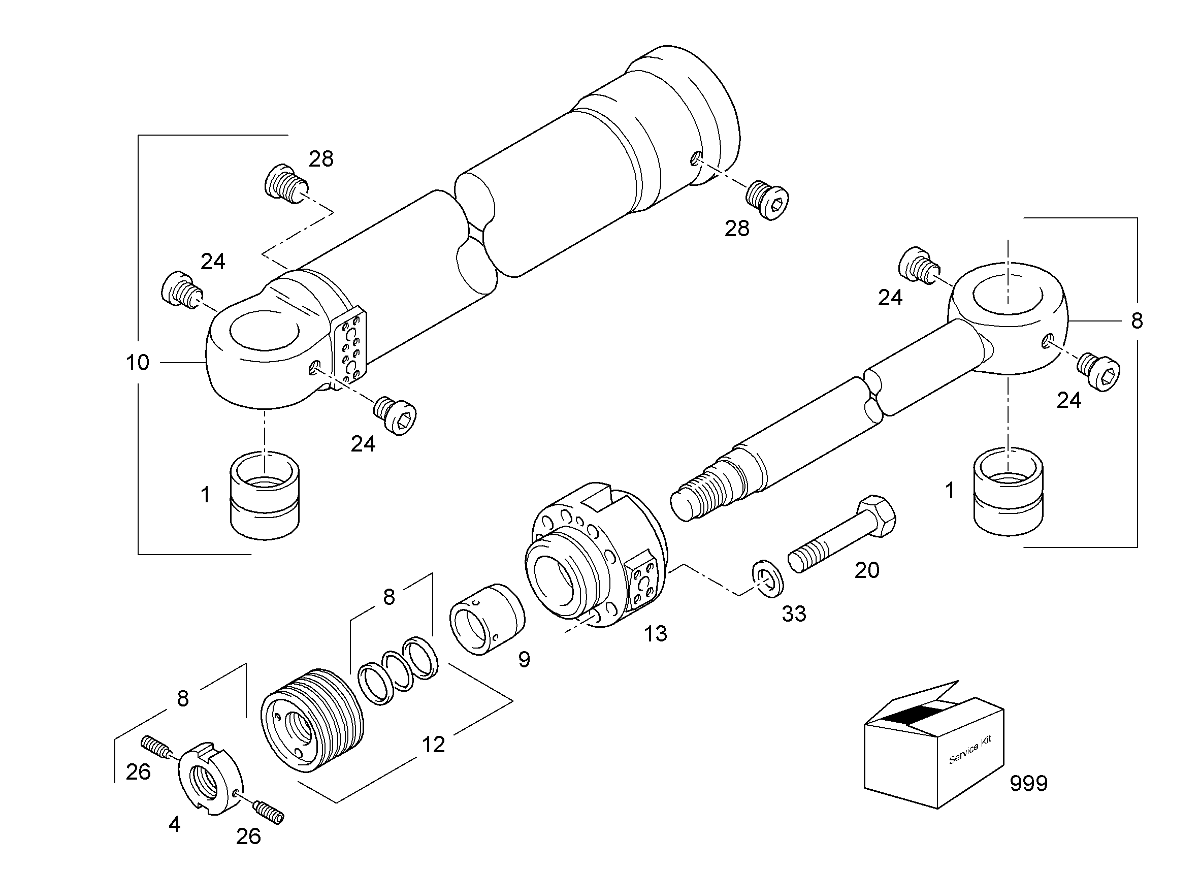 ГАЙКА ПОРШНЯ 10288720 LIEBHERR
