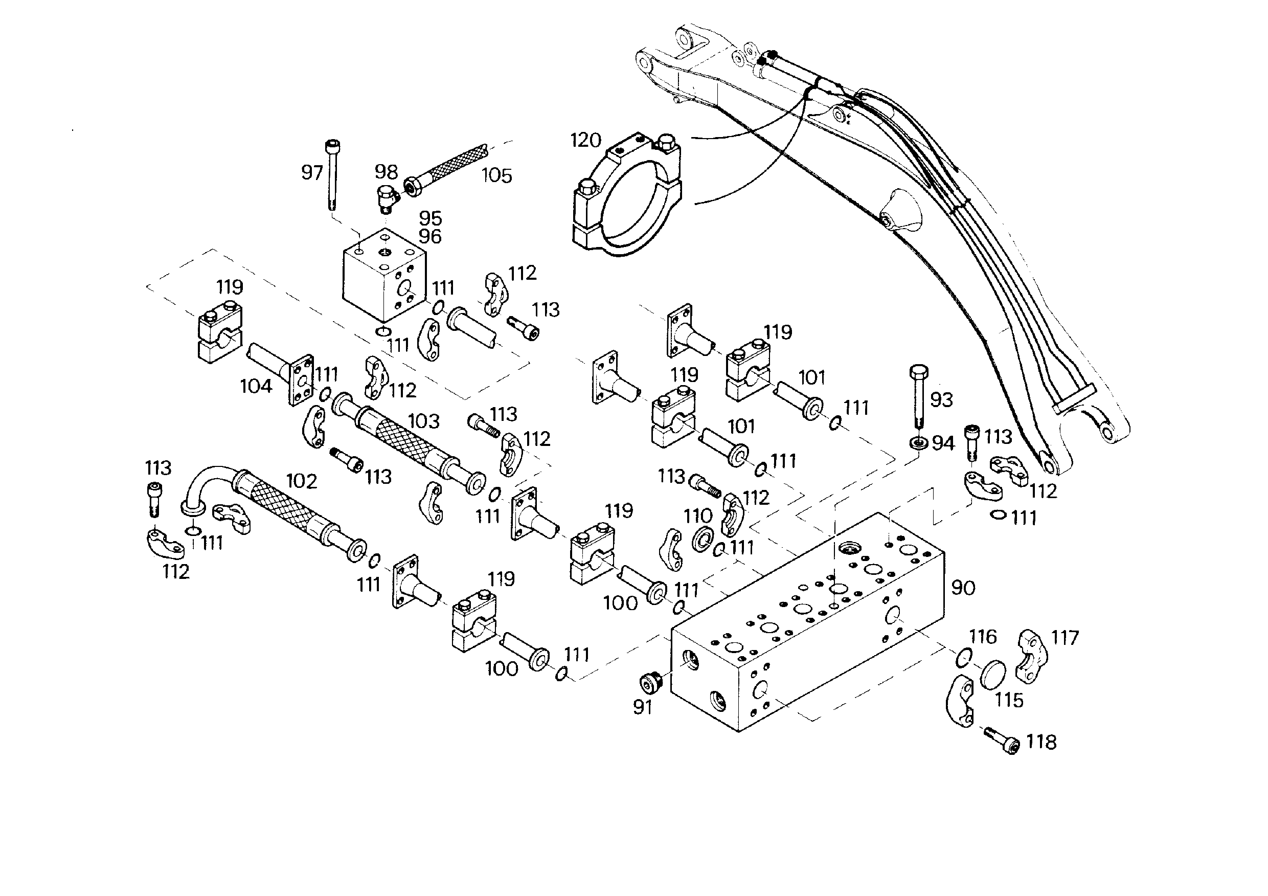 КОМПЛЕКТ УПЛОТНЕНИЙ КЛАПАНА 5604580 LIEBHERR