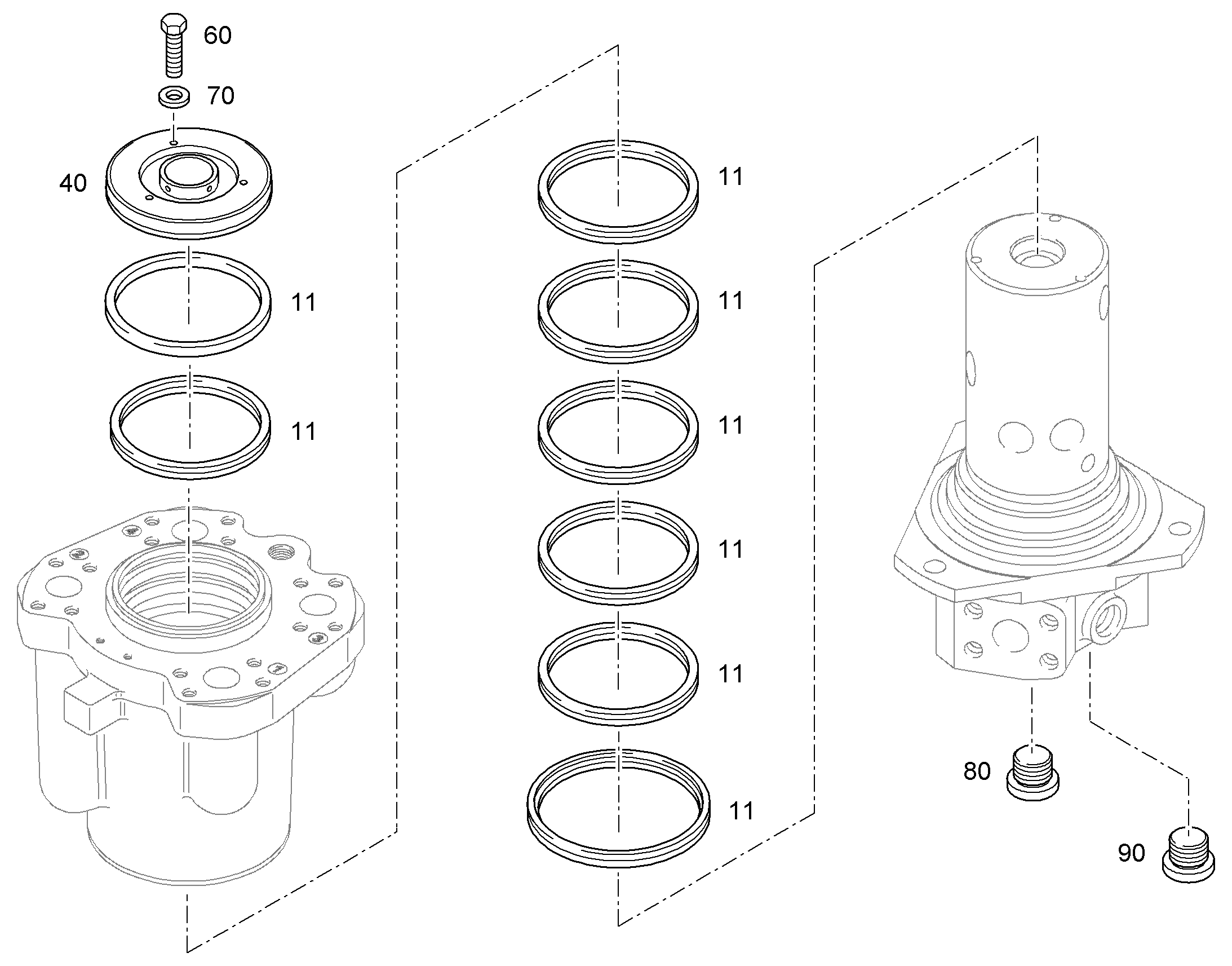 ЗАГЛУШКА РЕЗЬБОВАЯ M27X2 ED 7004296 LIEBHERR