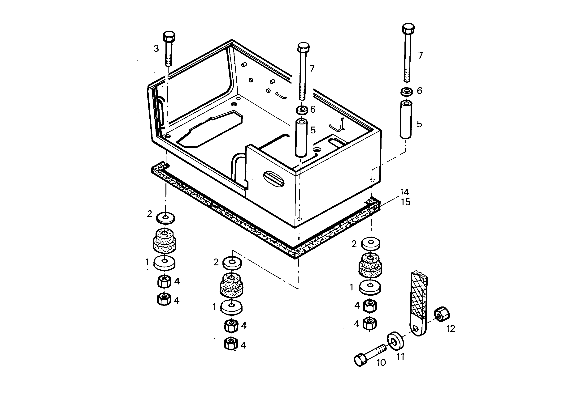 ПРОФИЛЬ 40X50X1000 7360734 LIEBHERR