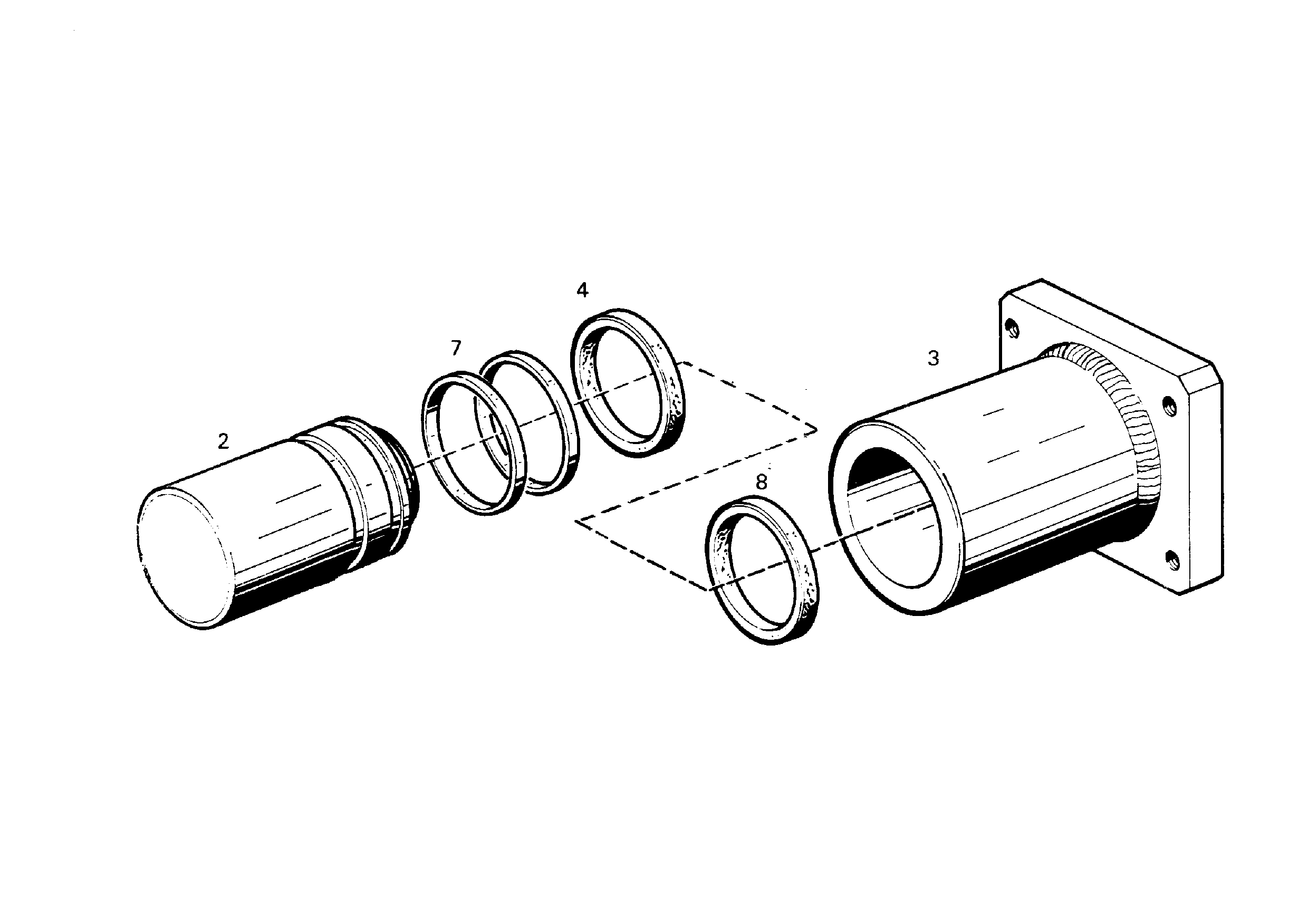 МАСЛОСЪЕМНОЕ КОЛЬЦО 7364573 LIEBHERR