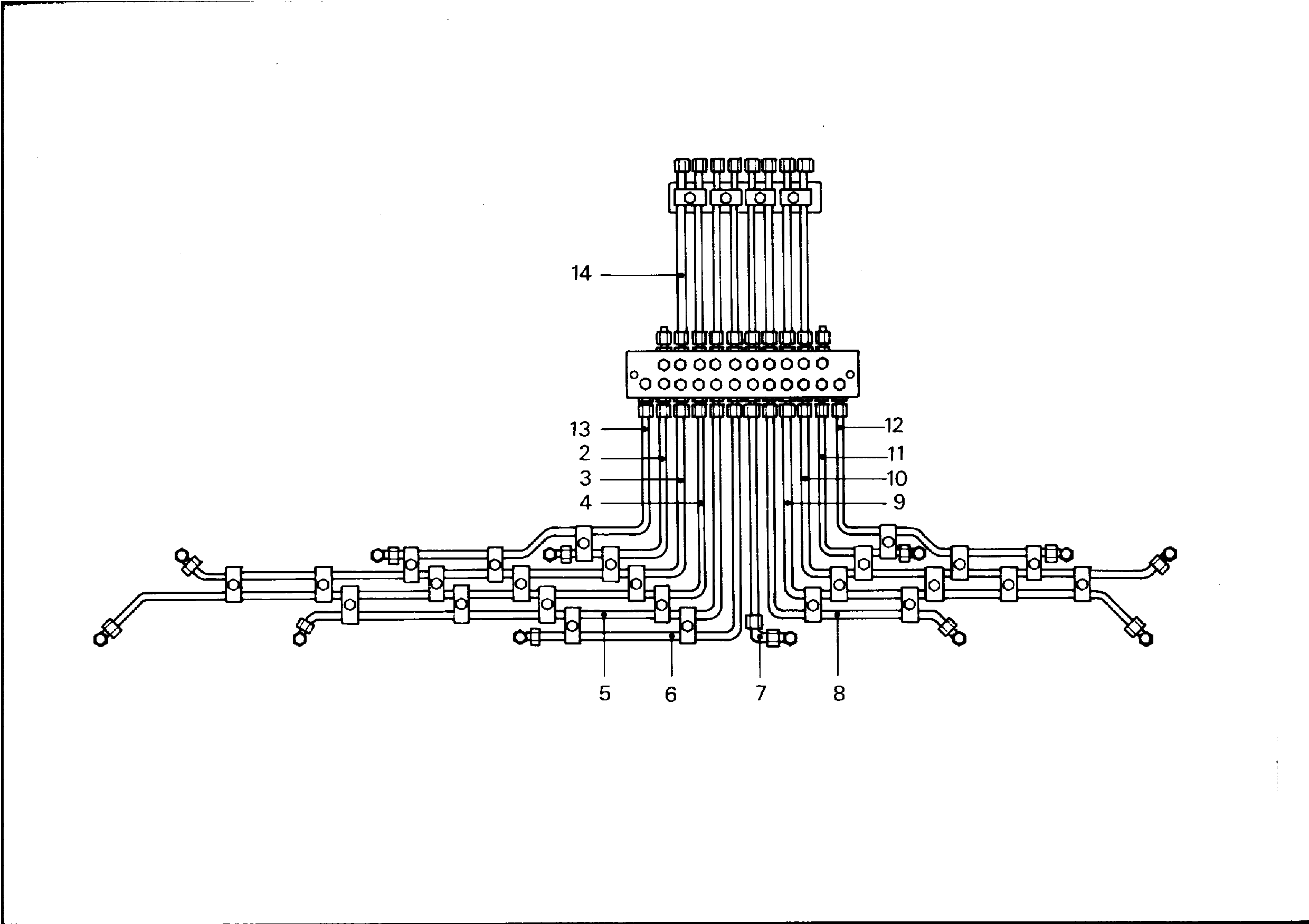 СМАЗОЧНАЯ ЛИНИЯ, КОМПЛЕКТ 9339204 LIEBHERR