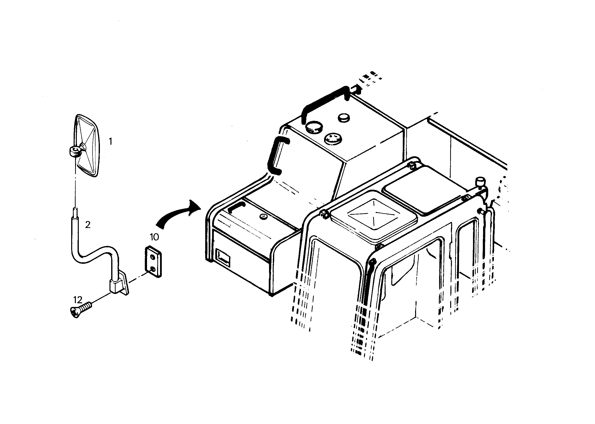 БОЛТ ПОГРУЖНОЙ DIN 7991 M8X25 8.8 A2C 4002551 LIEBHERR