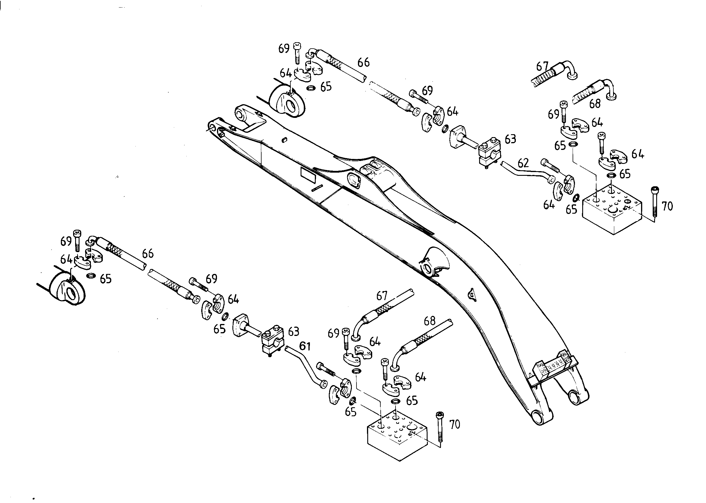 ШЛАНГ 25X660 5610370 LIEBHERR