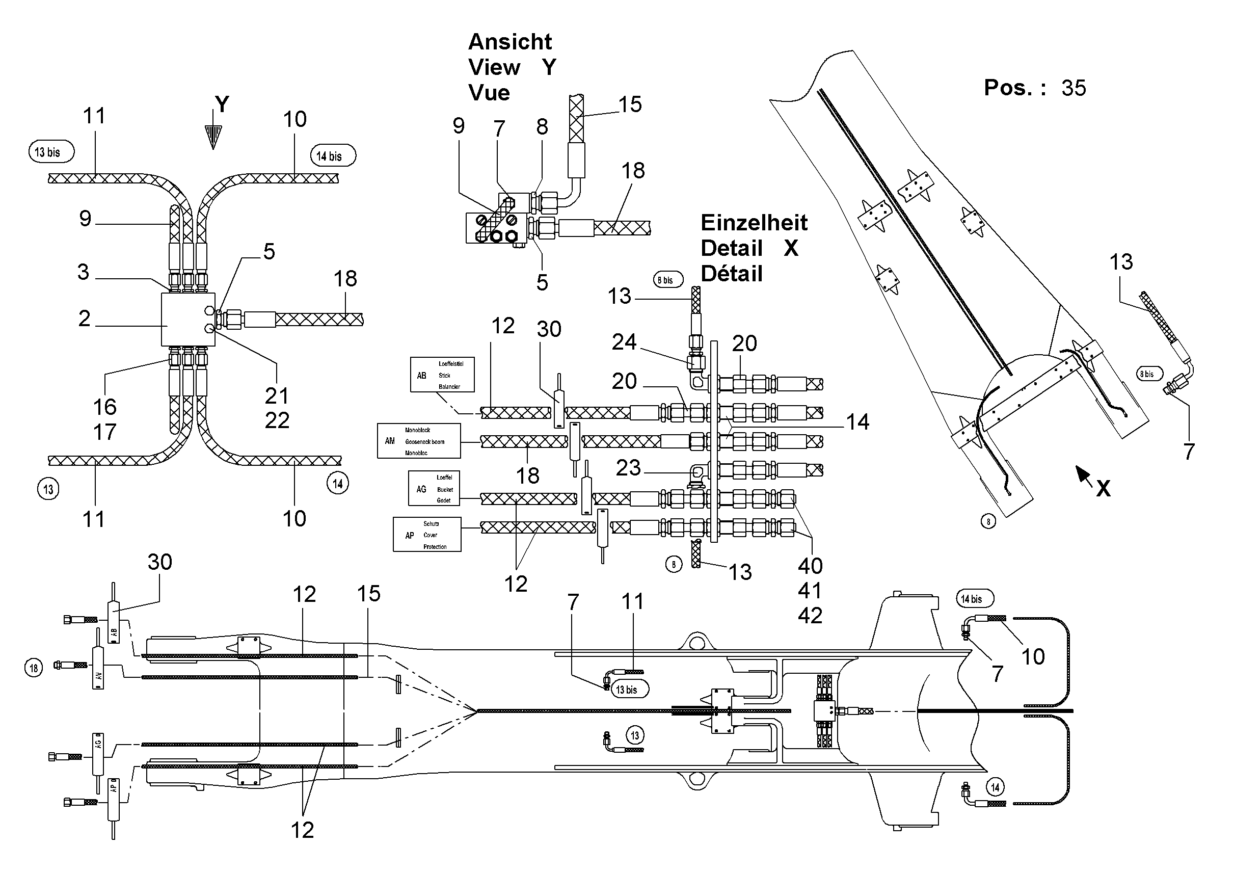 СОЕДИНЕНИЕ РЕЗЬБОВОЕ GE 10L G1/8ZYL ED 7367860 LIEBHERR