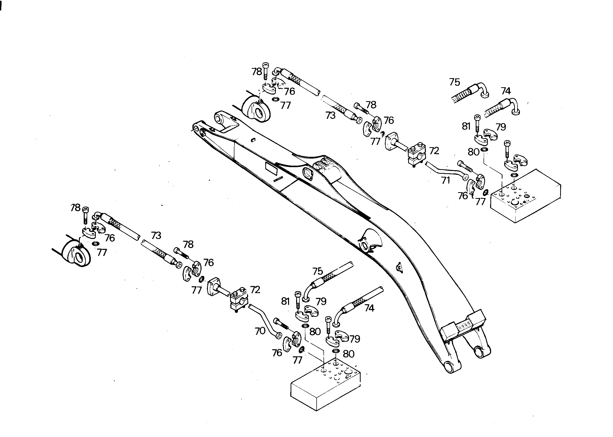ШЛАНГ 40X1900 5603629 LIEBHERR
