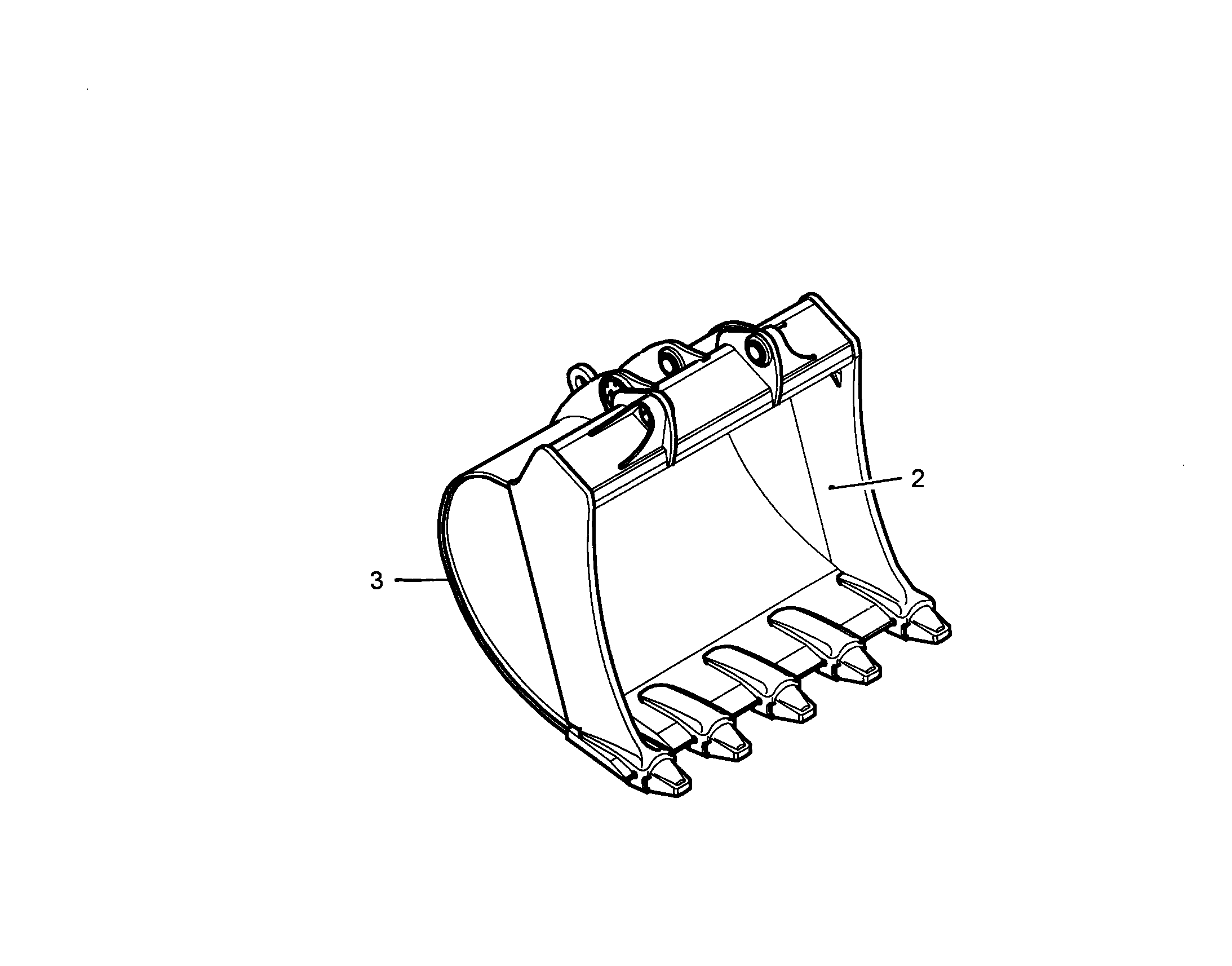ЛОПАТА ОБРАТНАЯ 9755370 LIEBHERR