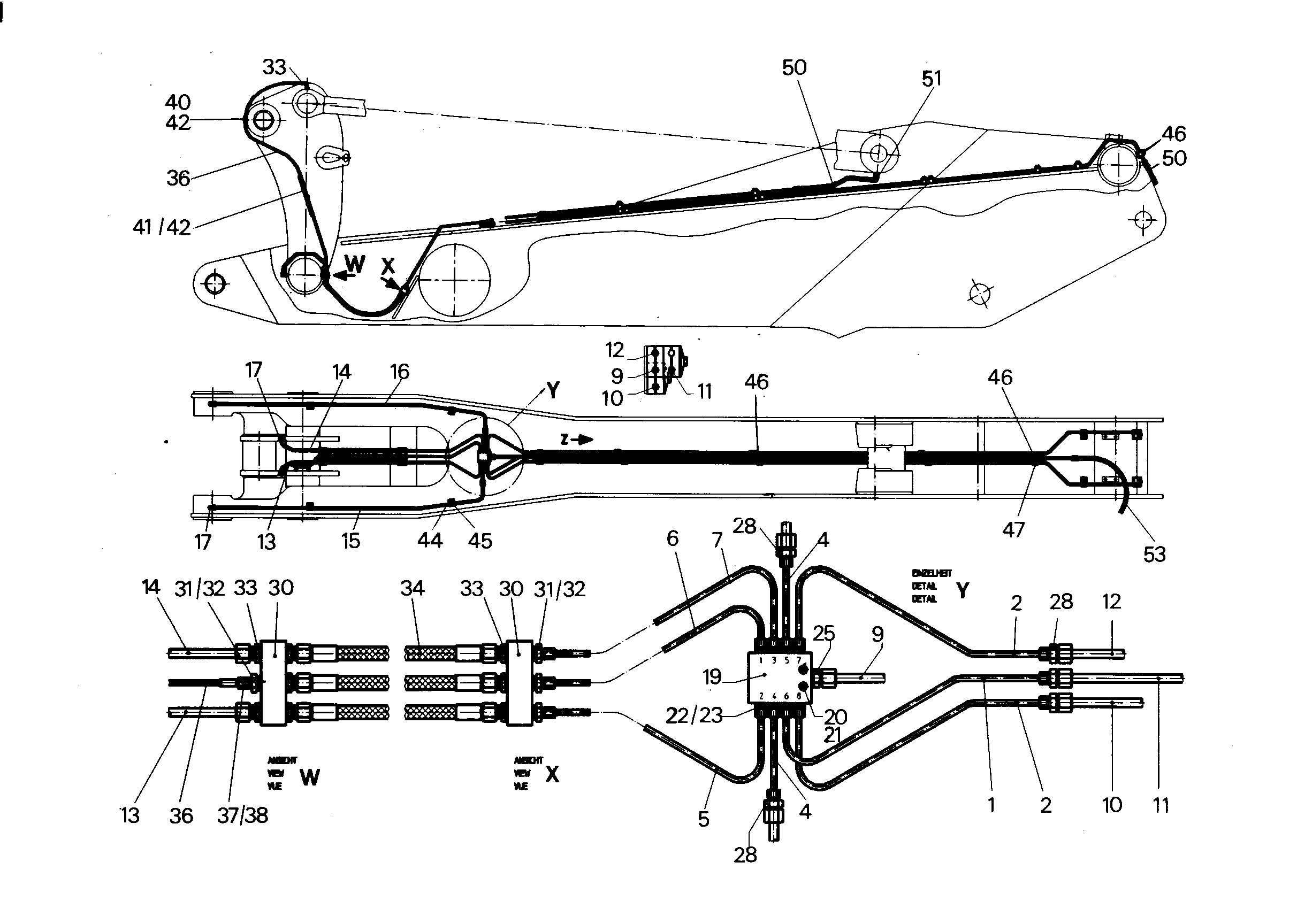 СМАЗОЧНАЯ ЛИНИЯ, КОМПЛЕКТ 9354233 LIEBHERR