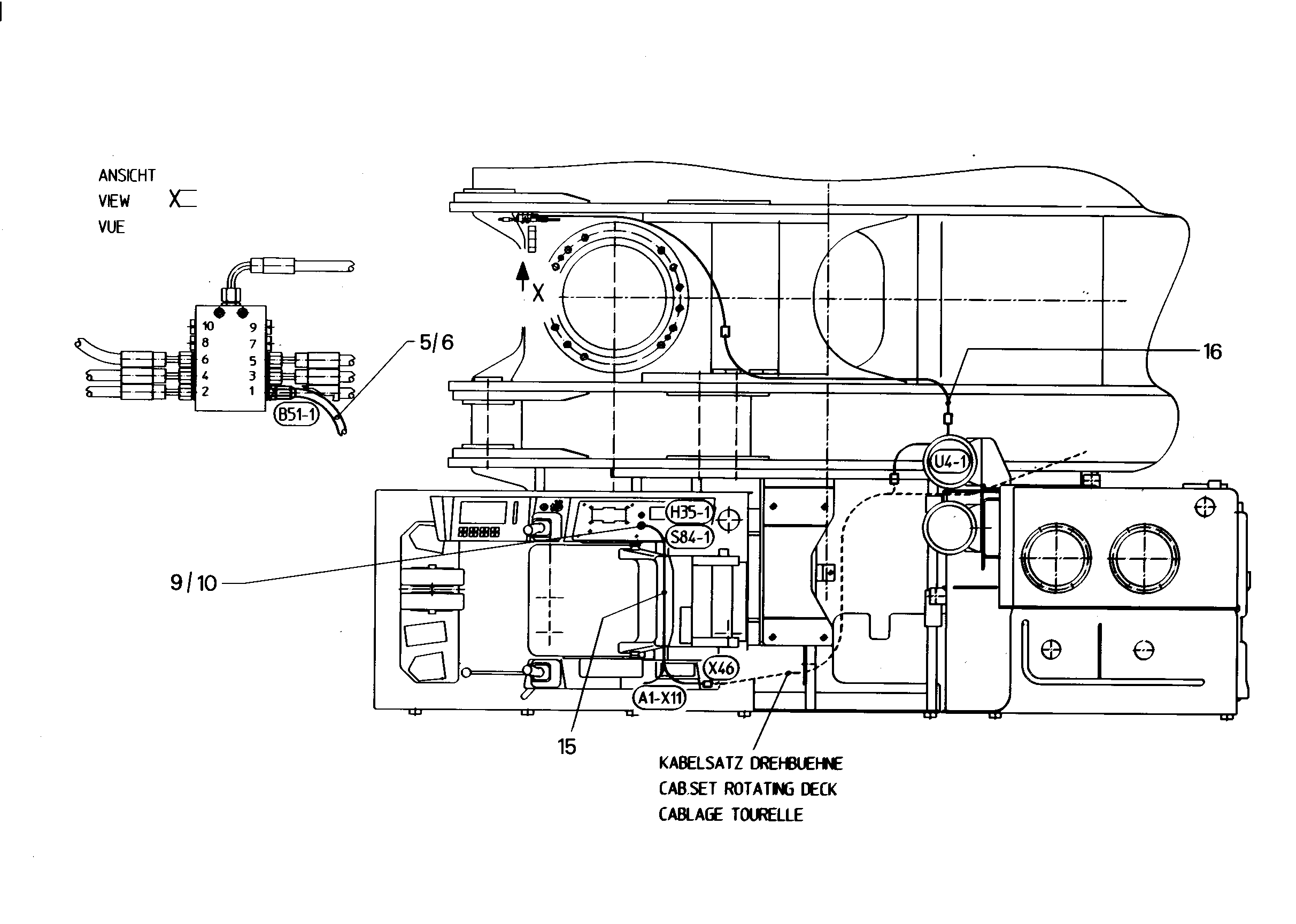 КАБЕЛЬ 9766778 LIEBHERR