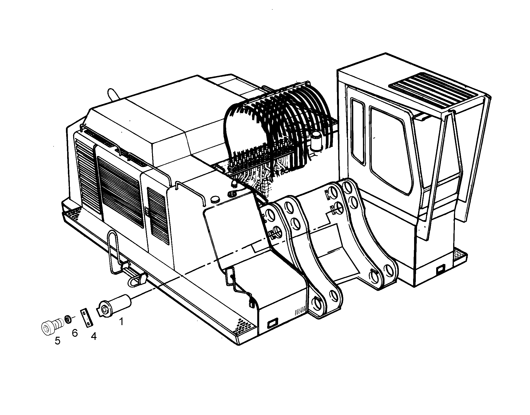 БОЛТ 160X510X455 9753092 LIEBHERR