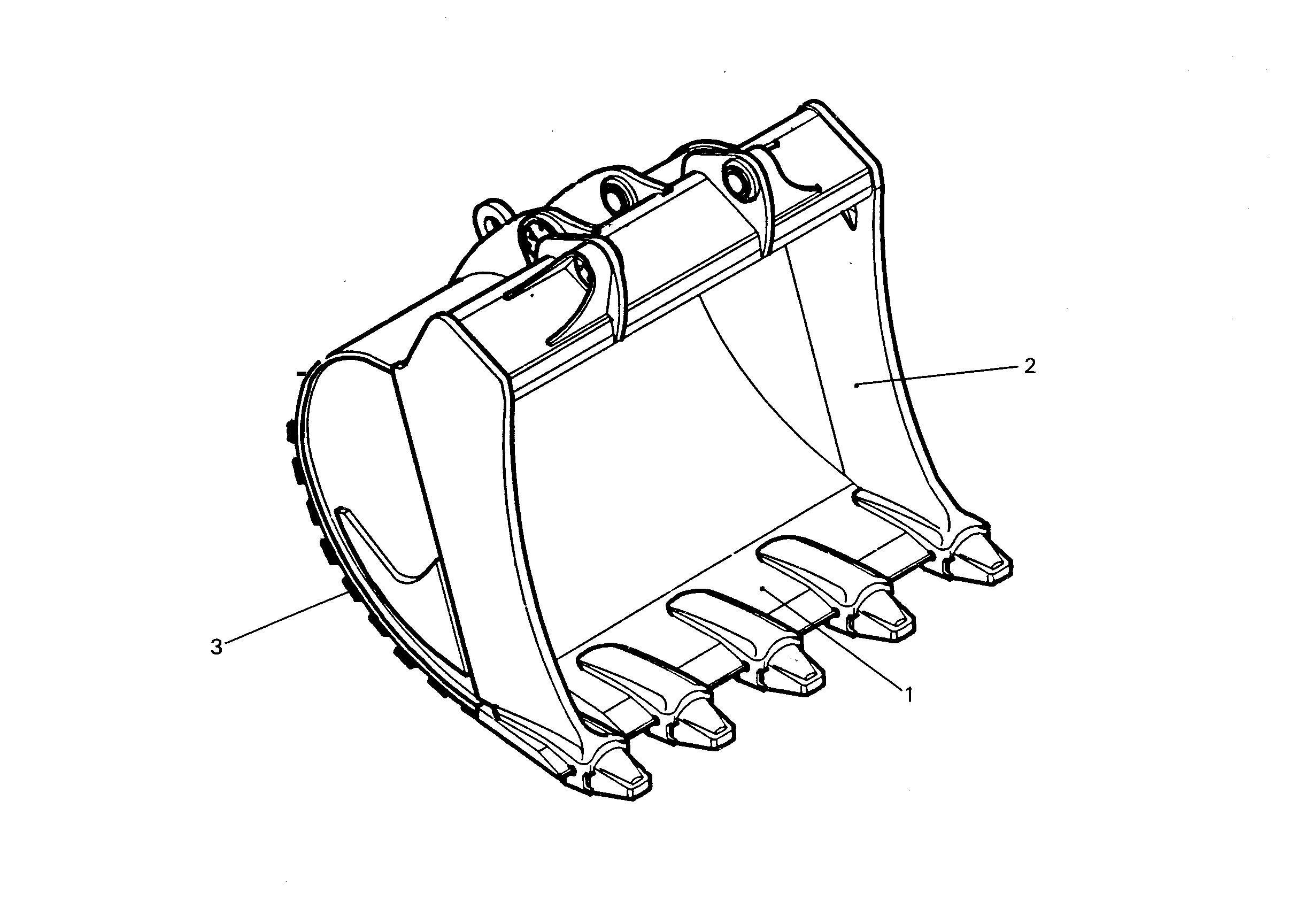 ЛОПАТА ОБРАТНАЯ 9765663 LIEBHERR