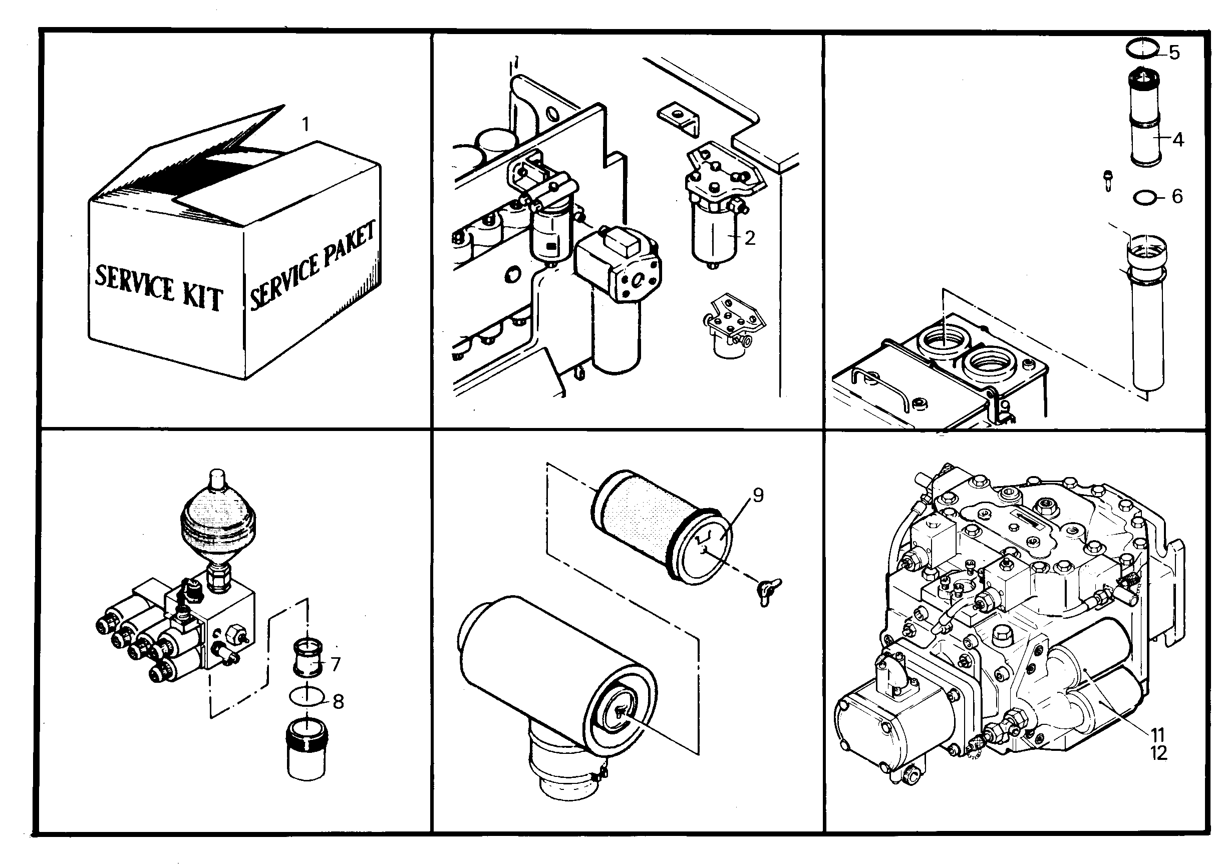 ФИЛЬТРУЮЩИЙ ЭЛЕМЕНТ 20µm 7364108 LIEBHERR