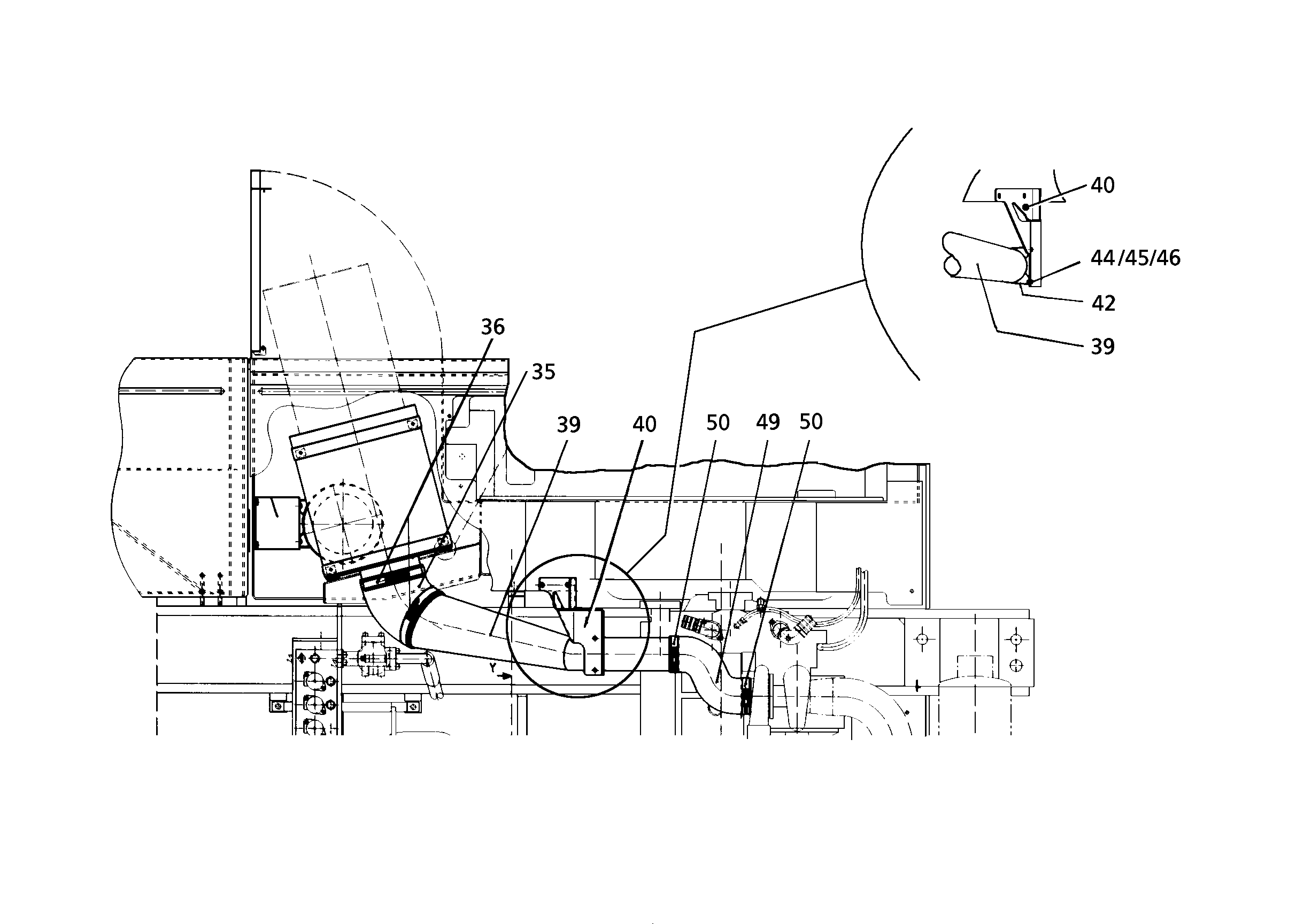 СКОБА ДЛЯ КРЕПЛЕНИЯ ШЛАНГА DIN 3017-3 C2 272 258-284X30 W 4901772 LIEBHERR