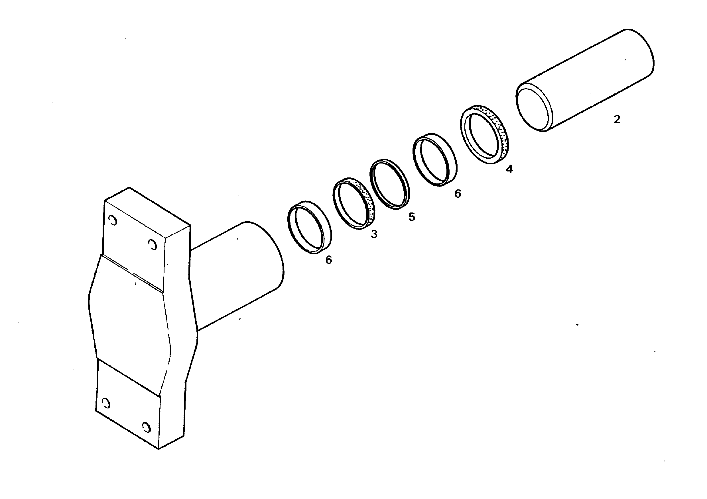 МАСЛОСЪЕМНОЕ КОЛЬЦО 7369378 LIEBHERR