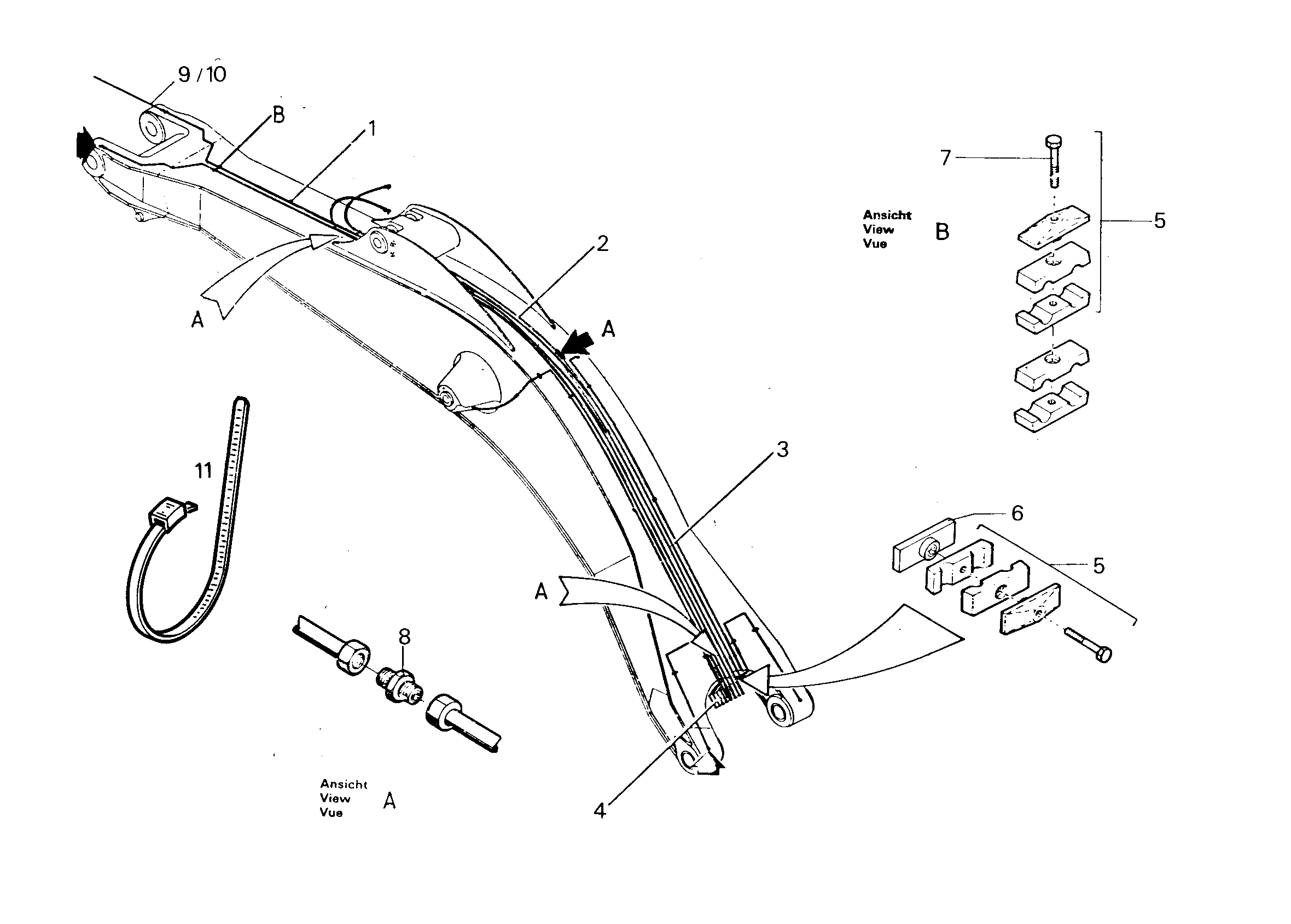 ШЛАНГ МАСЛЯНЫЙ 5X3750 5607079 LIEBHERR