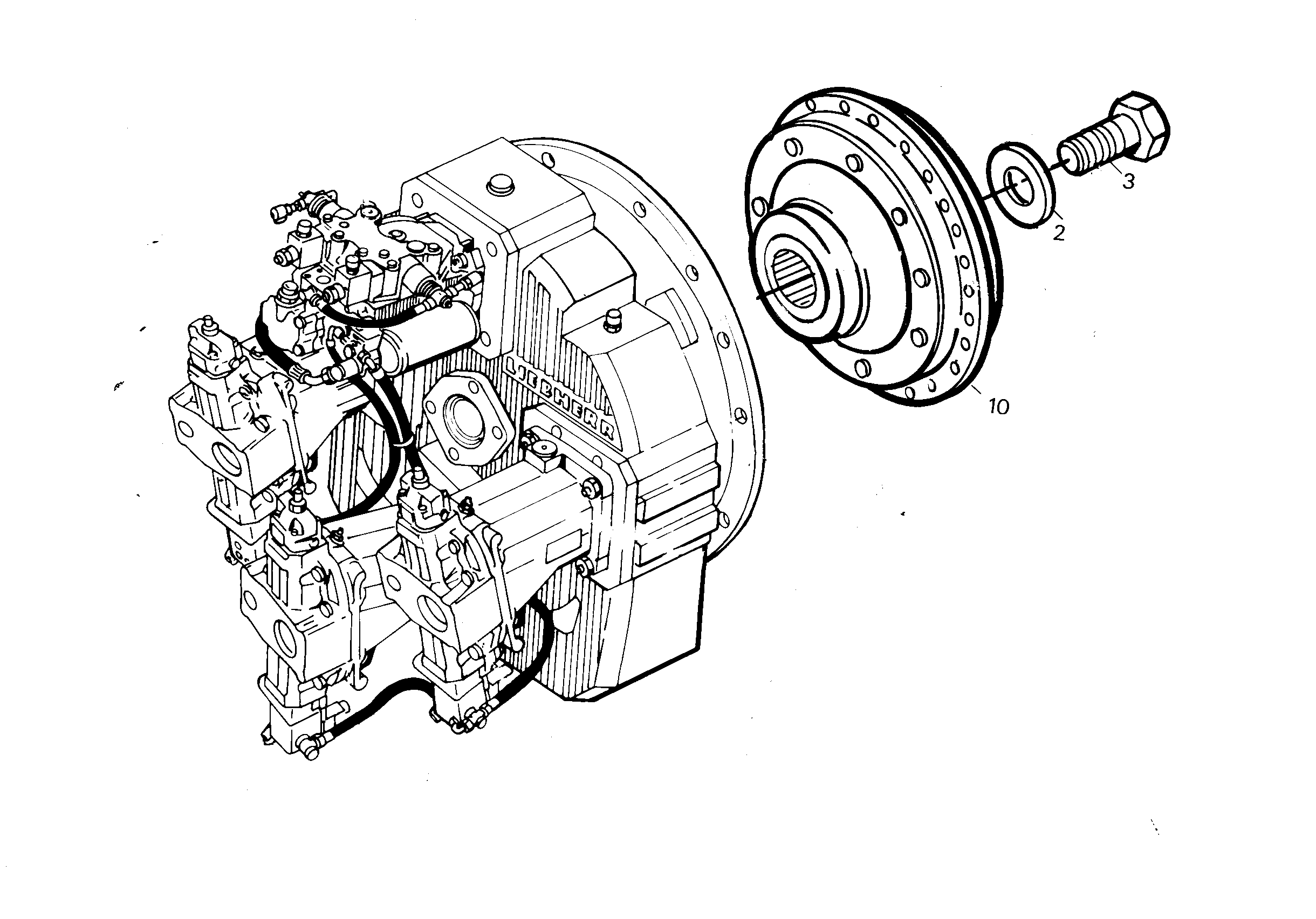БОЛТ С ШЕСТИГРАННОЙ ГОЛОВКОЙ ISO 4014 M20X80 10.9 VERGUETUN 11820817 LIEBHERR