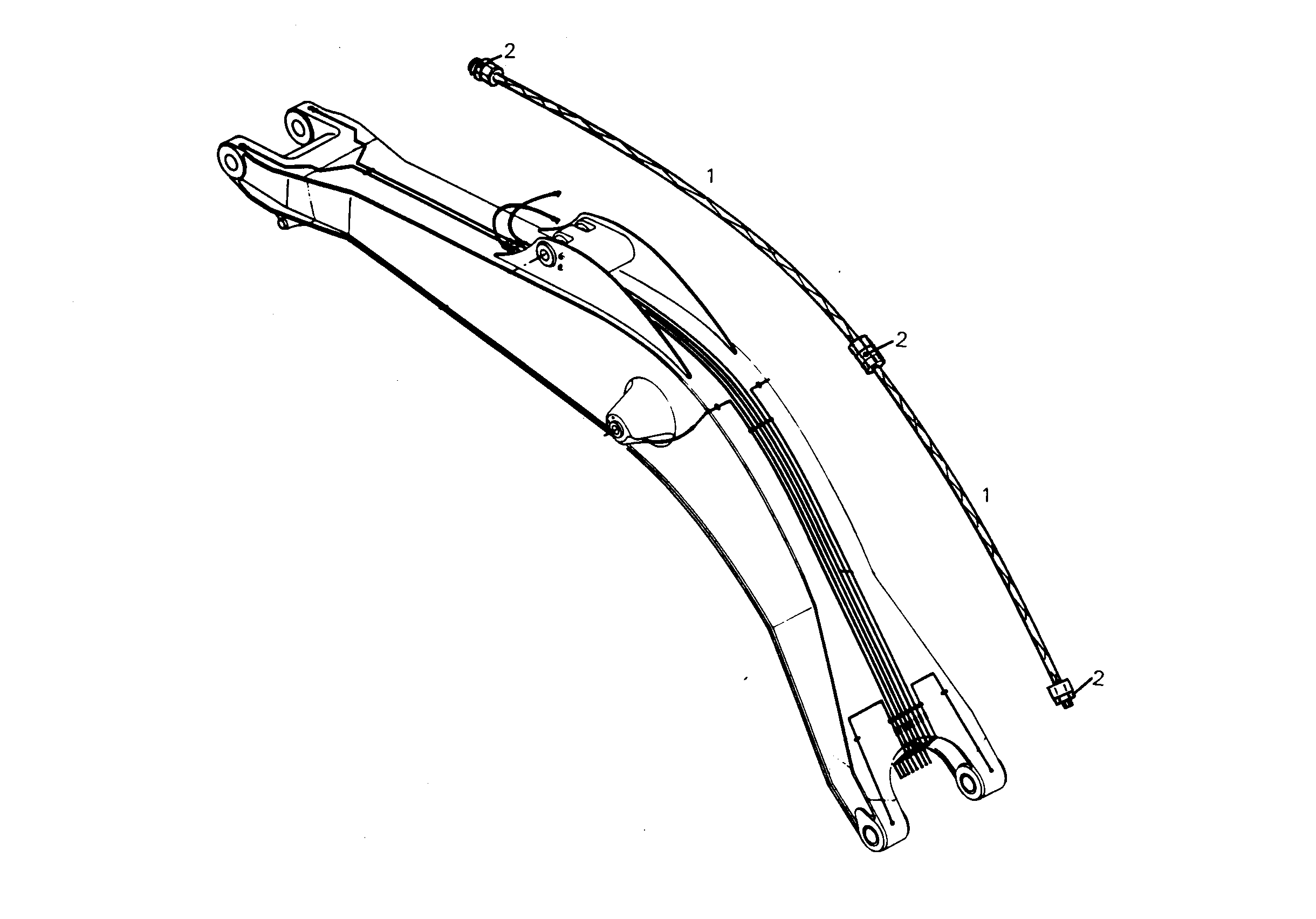 ШЛАНГ МАСЛЯНЫЙ 8X7000 5609351 LIEBHERR