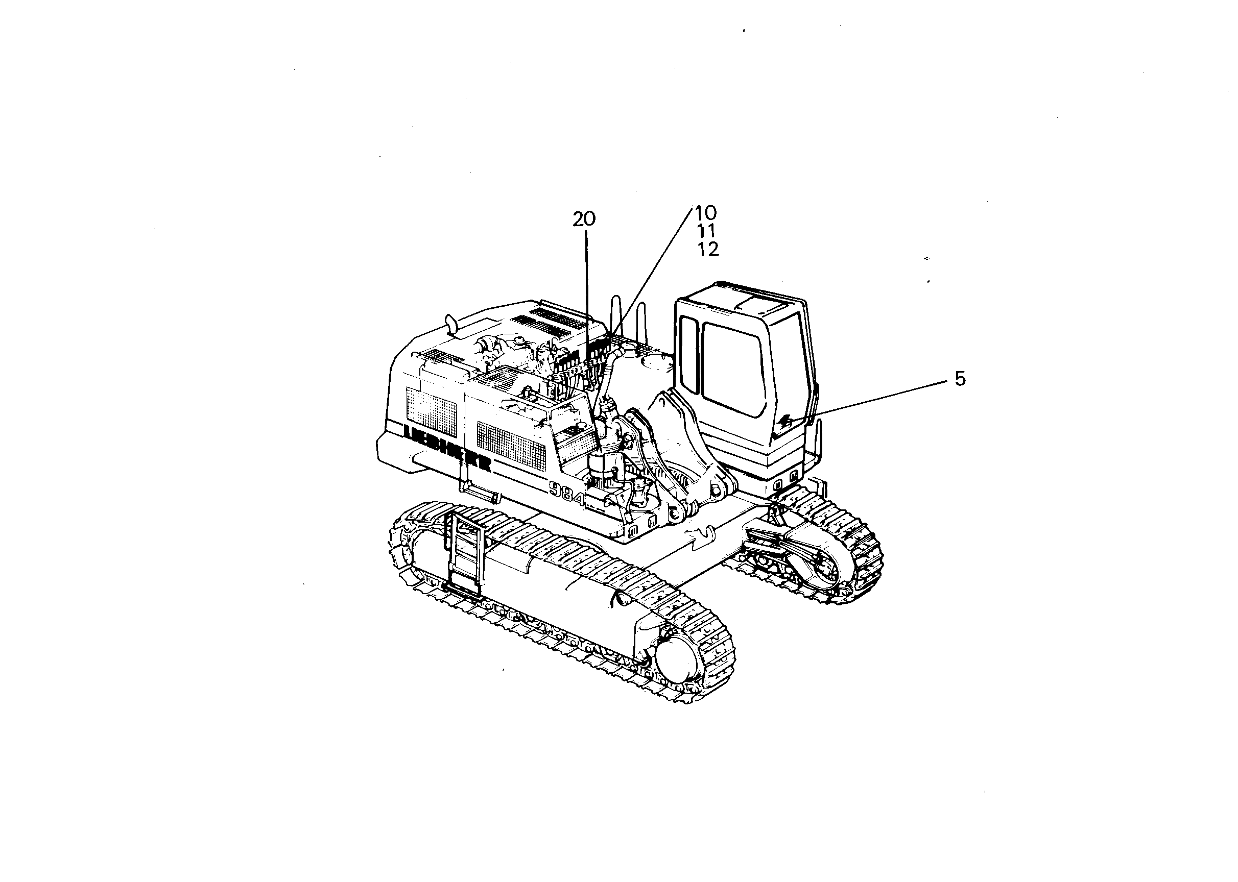 ПЛОЩАДКА ПЕДАЛИ - ЧАСТИ 9389739 LIEBHERR