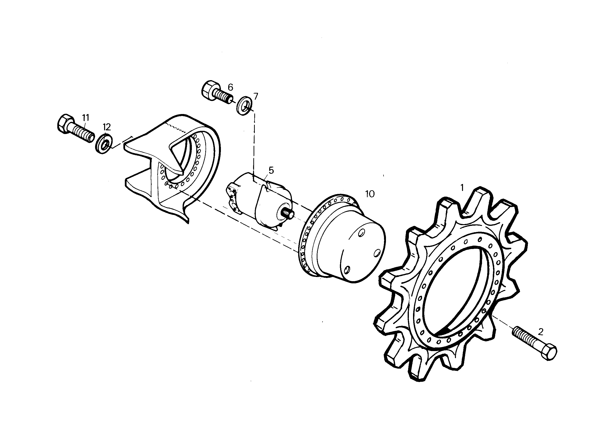 КОЛЕСО ЗВЕЗДОЧКИ D9G 9389372 LIEBHERR