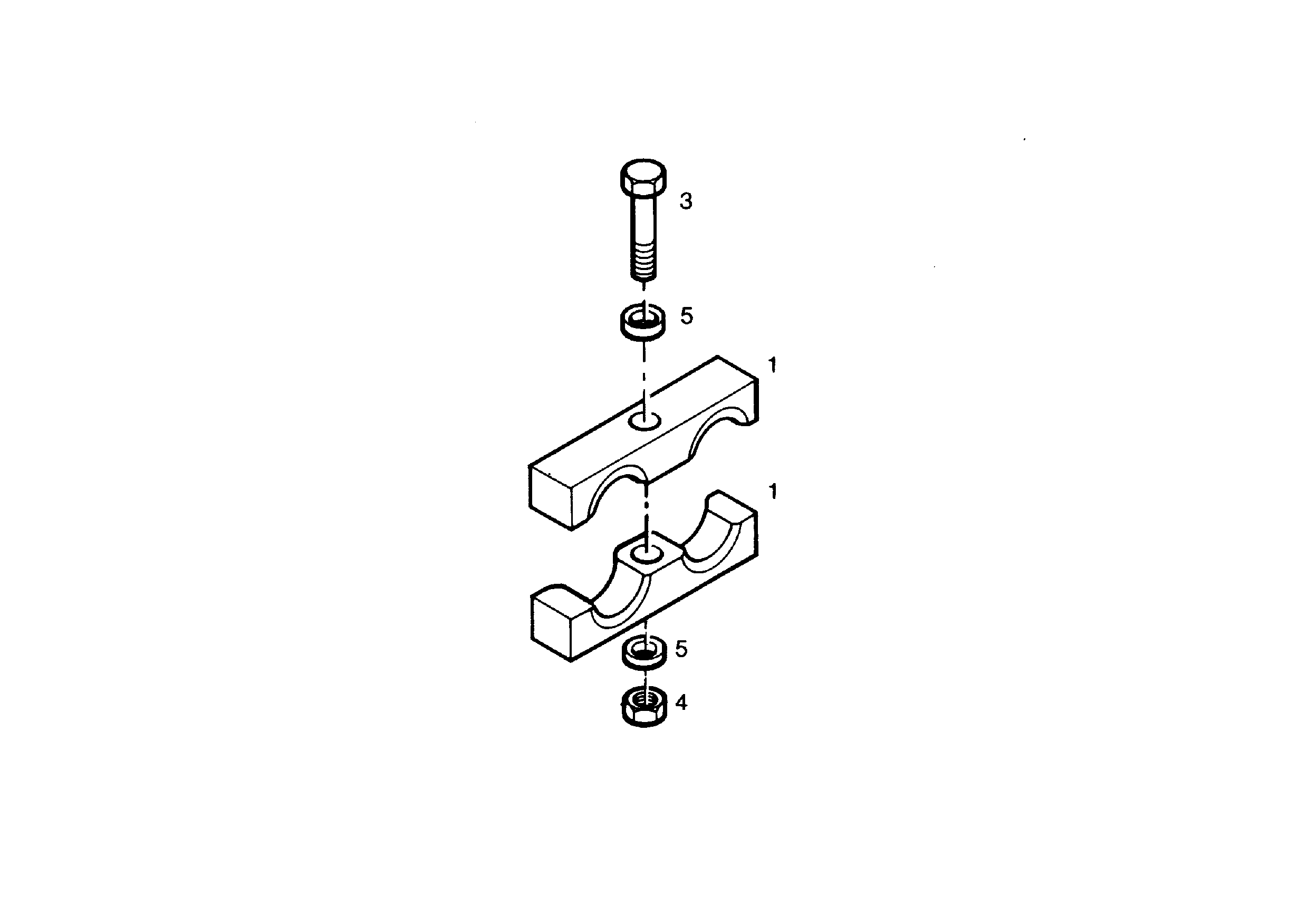 СКОБА d=40-40 9480913 LIEBHERR