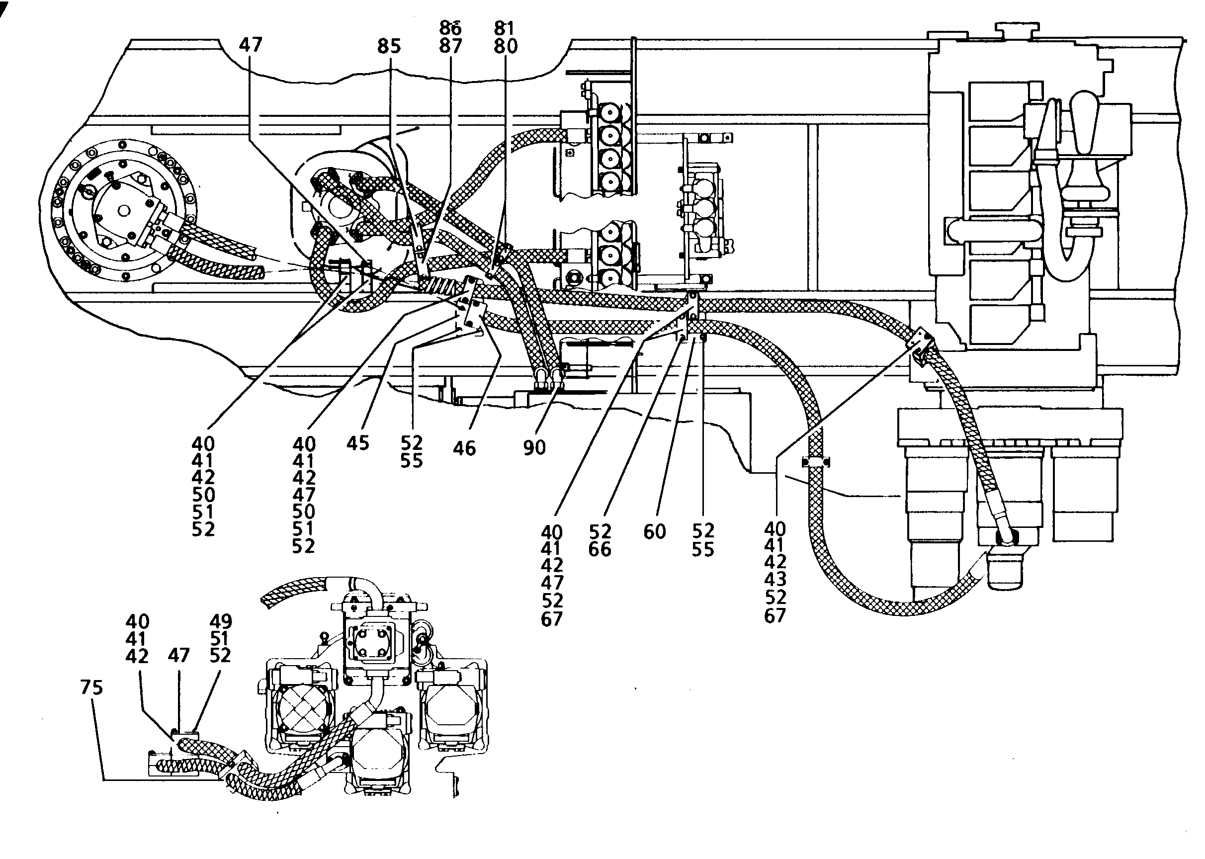 СКОБА ДЛЯ КРЕПЛЕНИЯ ШЛАНГА 44 9577442 LIEBHERR