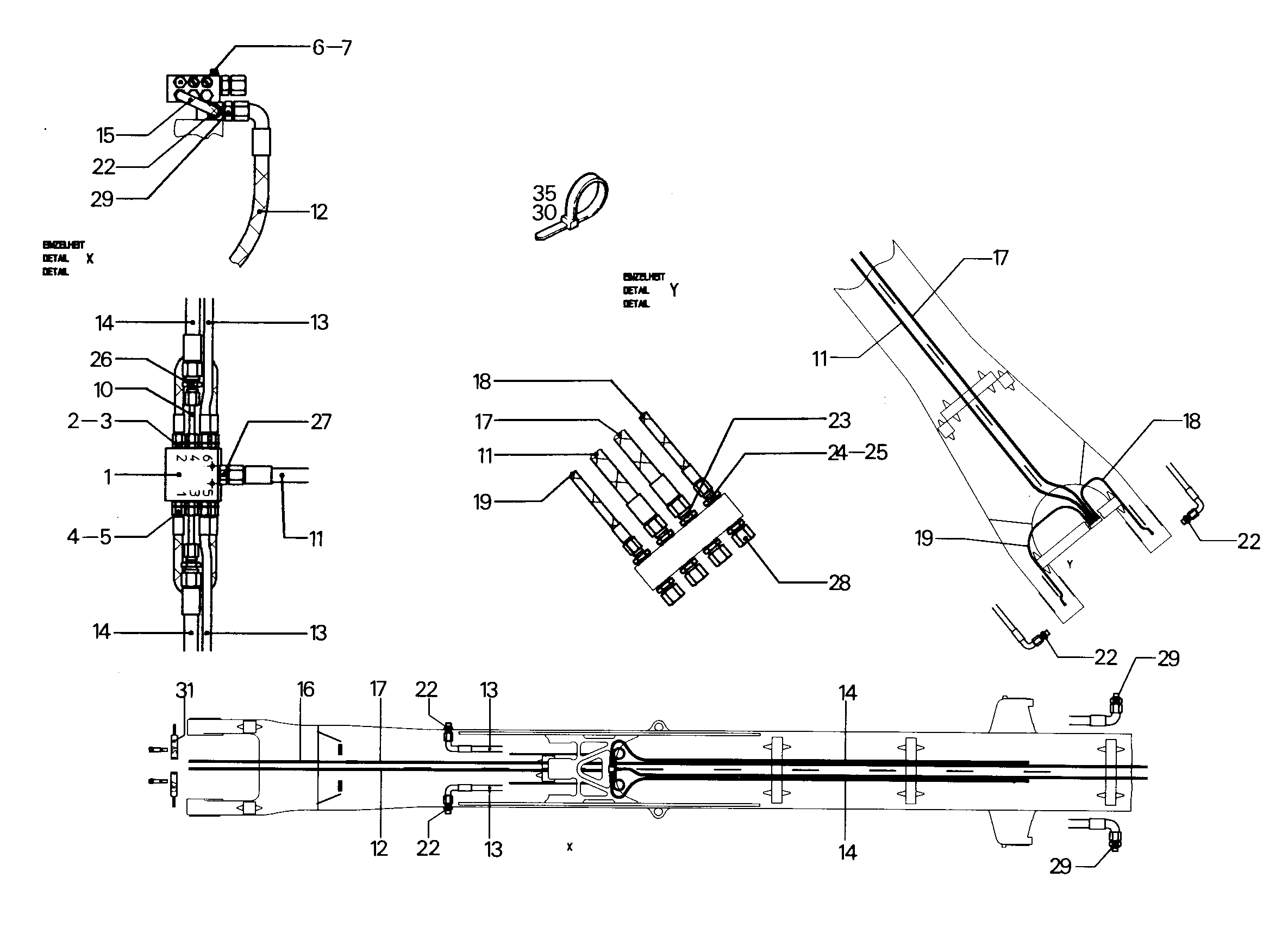 ШЛАНГ МАСЛЯНЫЙ 8X4100 5608159 LIEBHERR