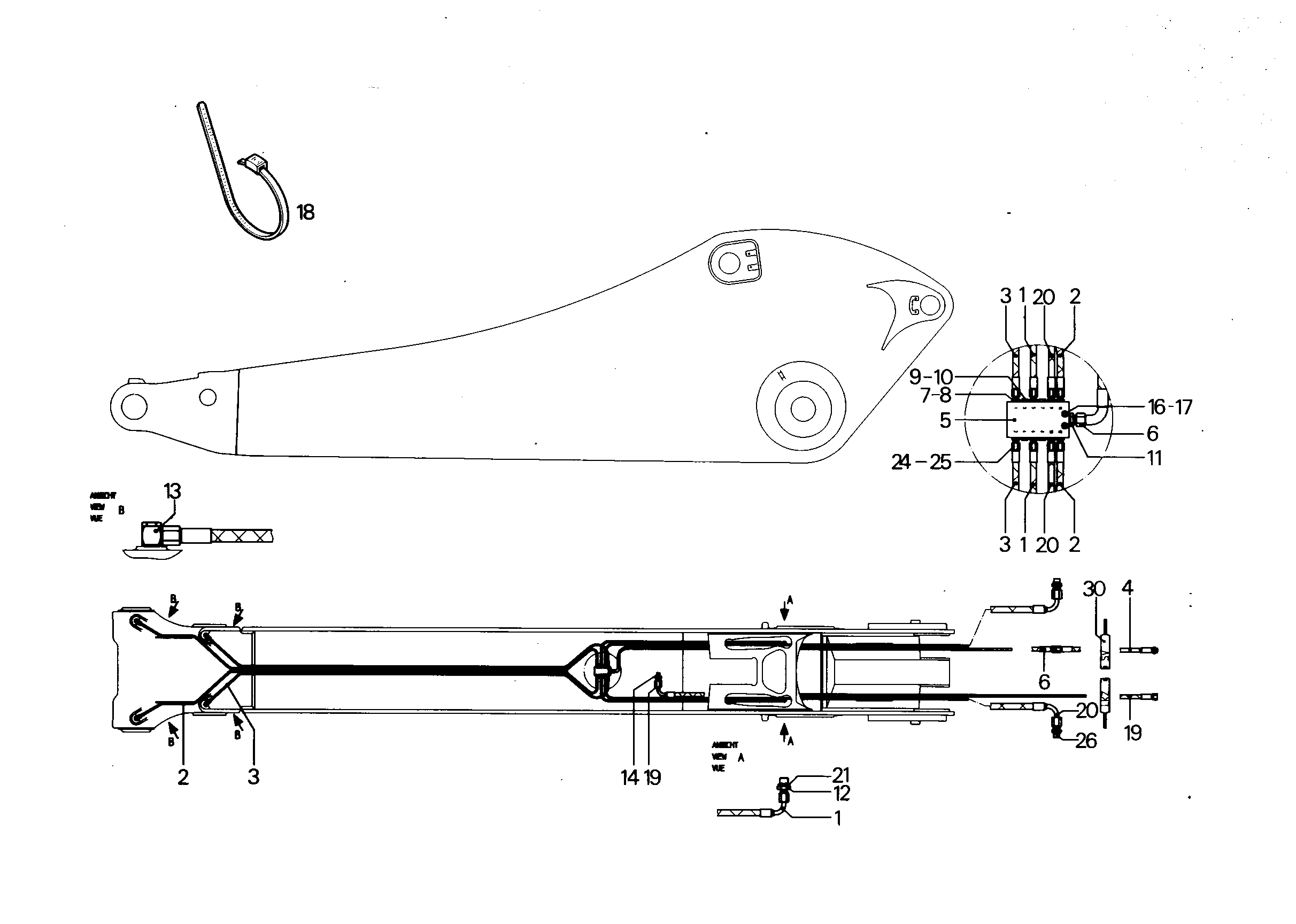 ШЛАНГ МАСЛЯНЫЙ 8X2150 5609798 LIEBHERR