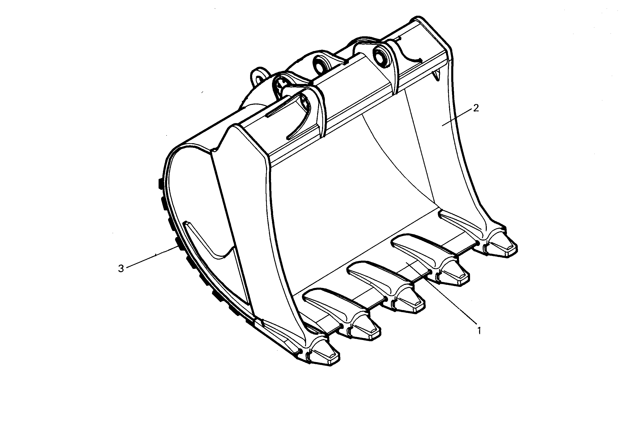 ЛОПАТА ОБРАТНАЯ 9765518 LIEBHERR