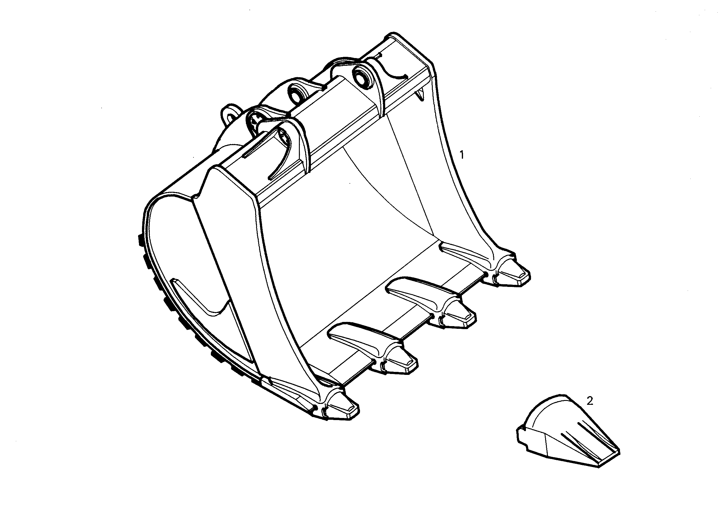 ЛОПАТА ОБРАТНАЯ HD 9767344 LIEBHERR
