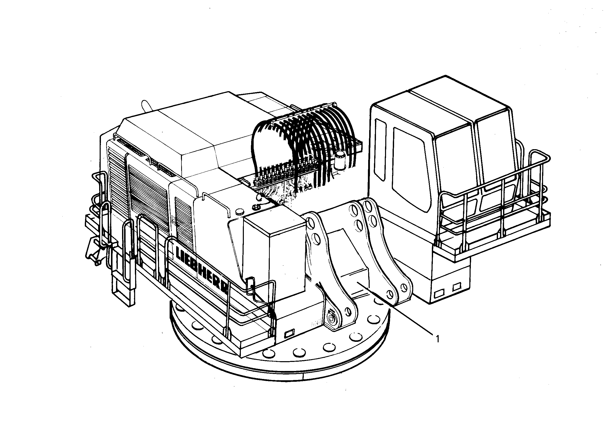 ДООБОРУДОВАНИЕ ПОНТОН 9395034 LIEBHERR