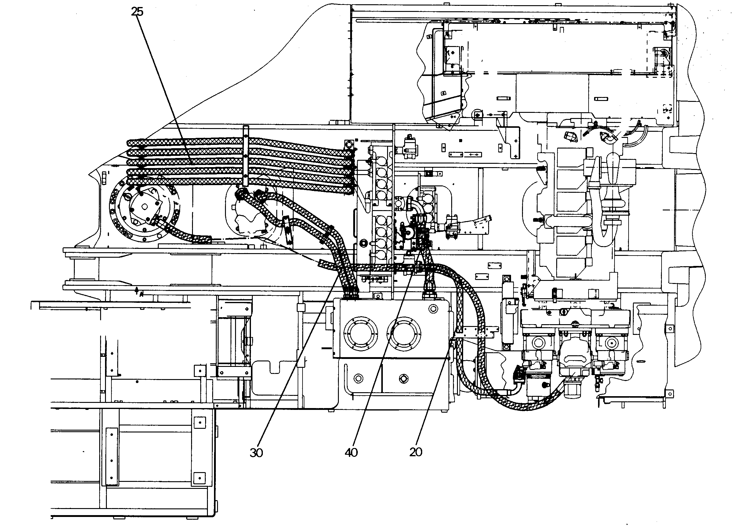 ГИДР. ВВОД ВРАЩ.+МЕХАНИЗМ ПОВ. 9394341 LIEBHERR